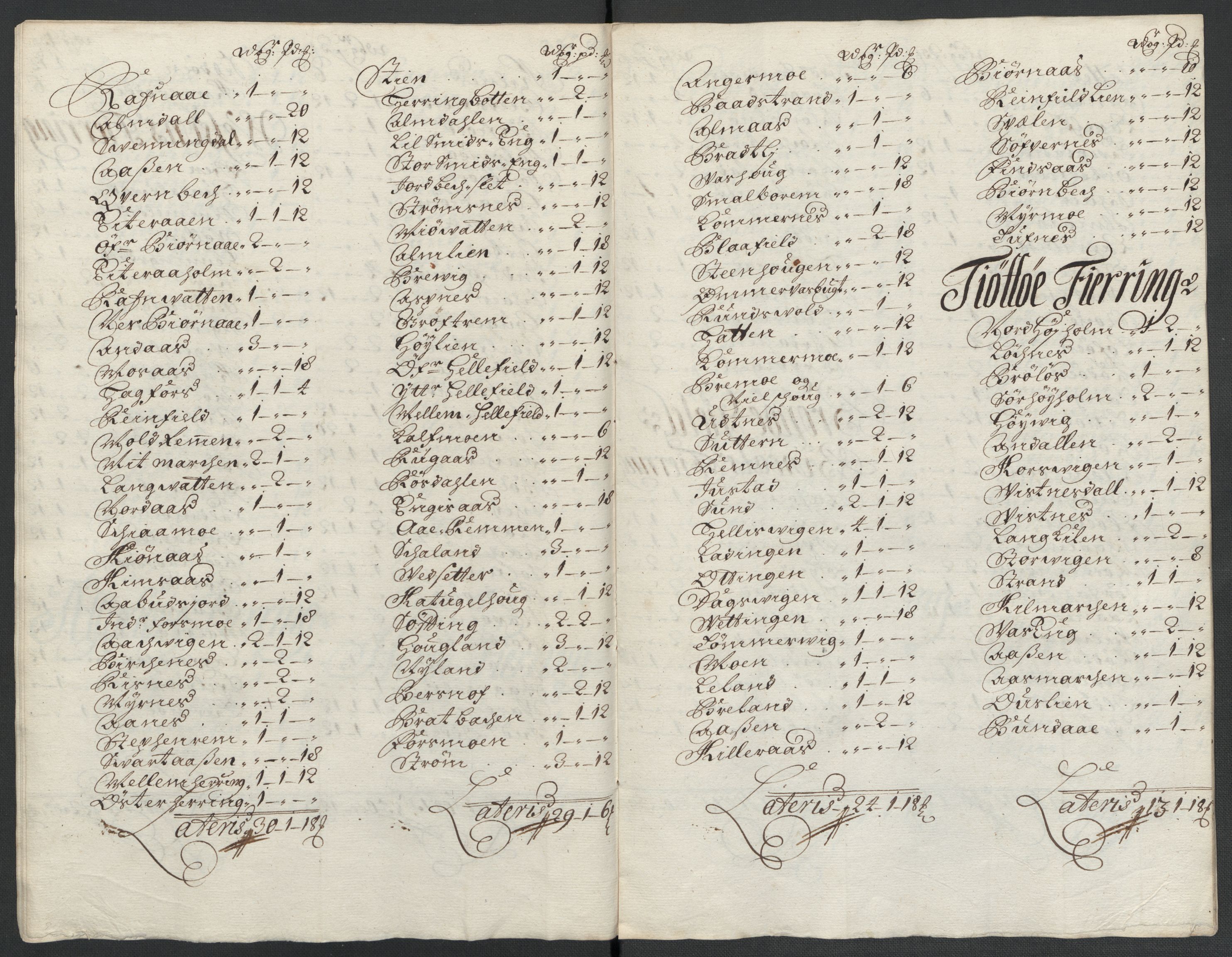 Rentekammeret inntil 1814, Reviderte regnskaper, Fogderegnskap, AV/RA-EA-4092/R65/L4508: Fogderegnskap Helgeland, 1702-1705, p. 306