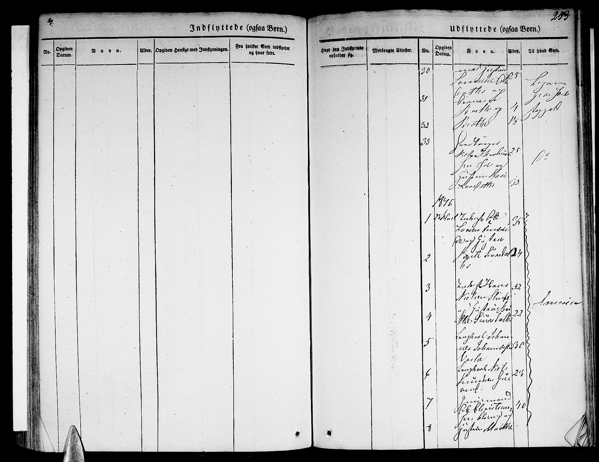 Sogndal sokneprestembete, SAB/A-81301/H/Haa/Haaa/L0011: Parish register (official) no. A 11, 1839-1847, p. 253