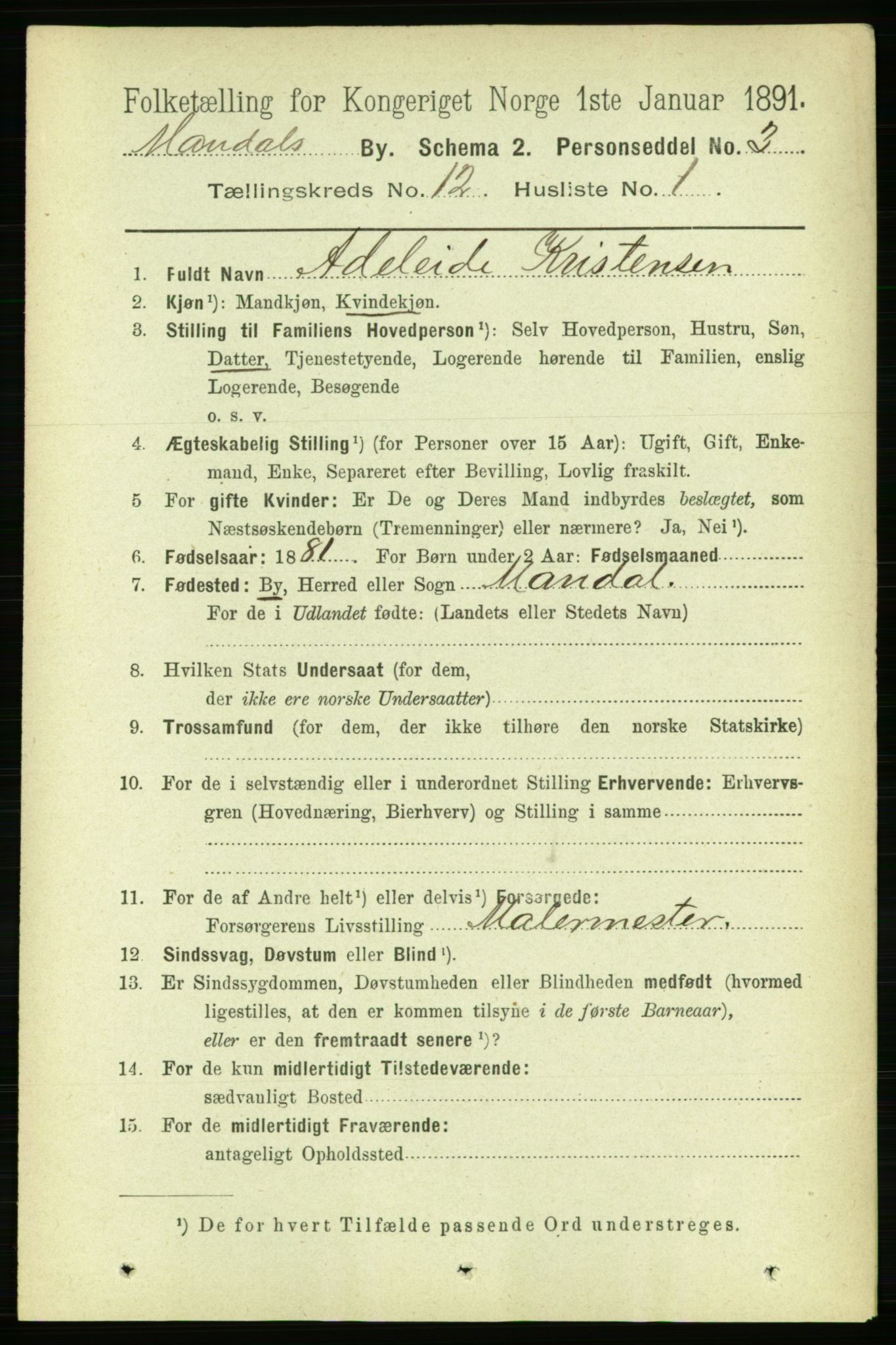 RA, 1891 census for 1002 Mandal, 1891, p. 2892