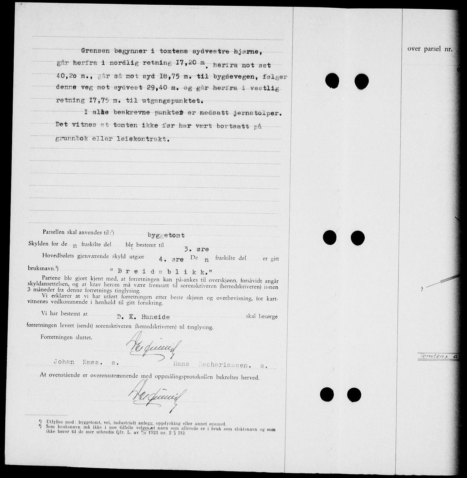 Onsøy sorenskriveri, SAO/A-10474/G/Ga/Gab/L0015: Mortgage book no. II A-15, 1945-1946, Diary no: : 1563/1945