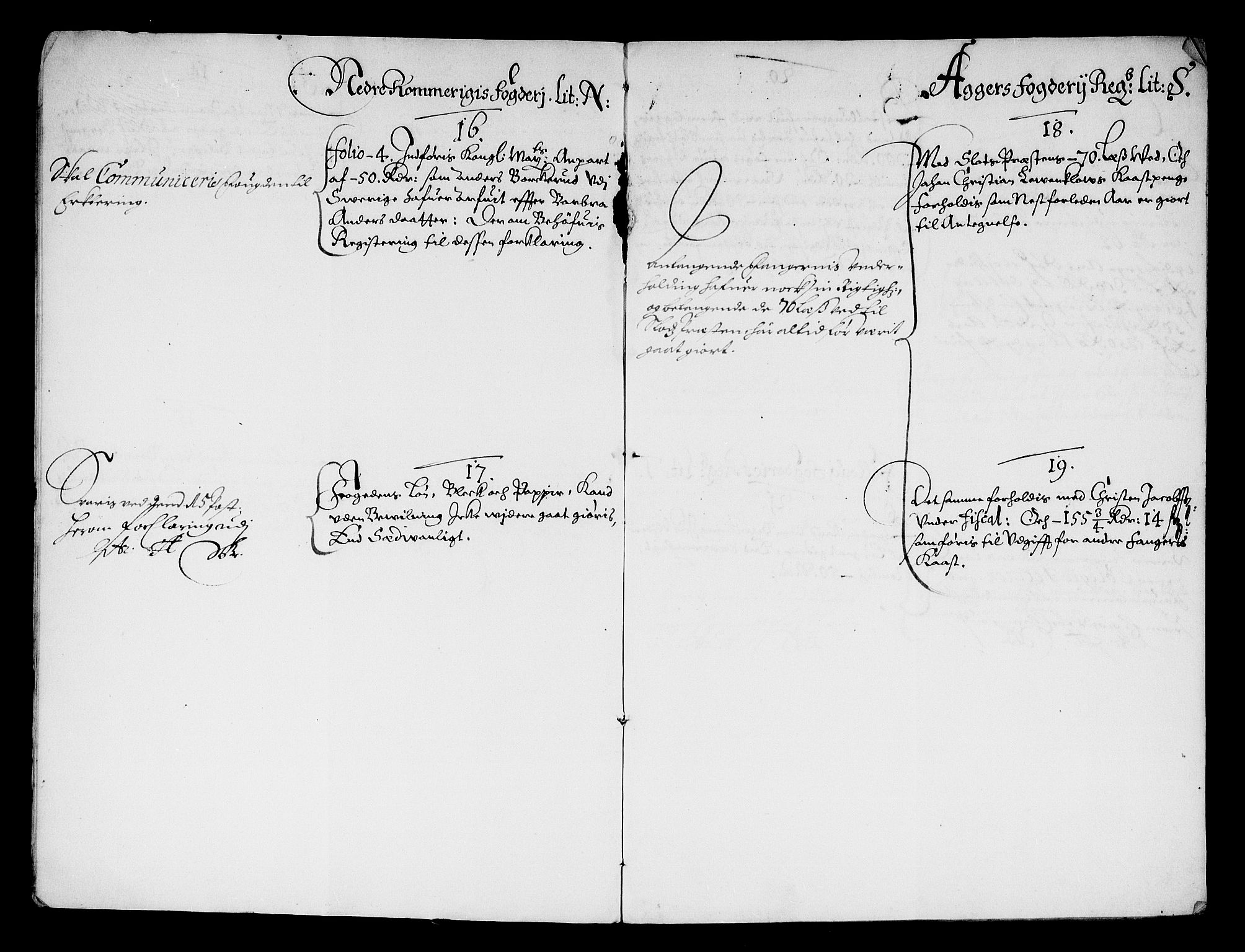 Rentekammeret inntil 1814, Reviderte regnskaper, Stiftamtstueregnskaper, Landkommissariatet på Akershus og Akershus stiftamt, AV/RA-EA-5869/R/Ra/L0026: Landkommissariatet på Akershus, 1664-1665