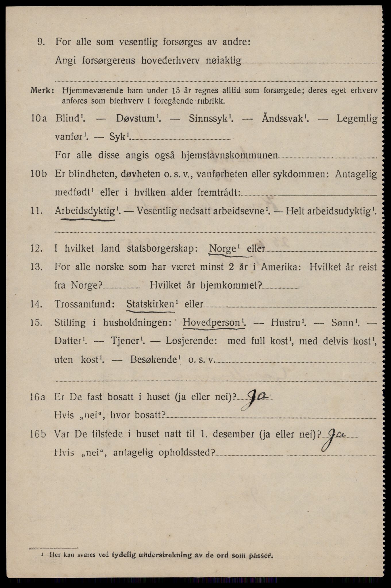 SAST, 1920 census for Sand, 1920, p. 1376