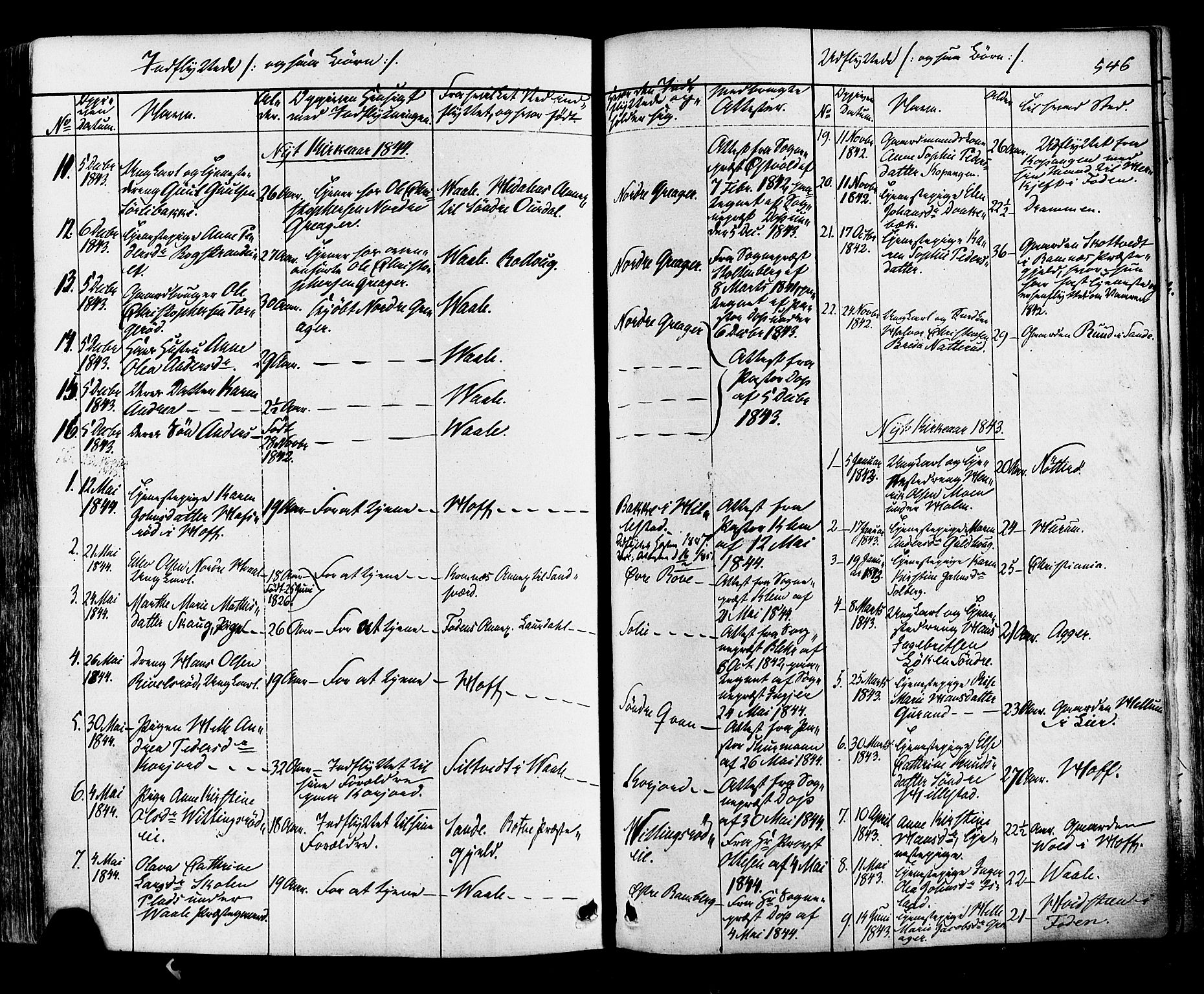 Botne kirkebøker, AV/SAKO-A-340/F/Fa/L0006: Parish register (official) no. I 6, 1836-1877, p. 546