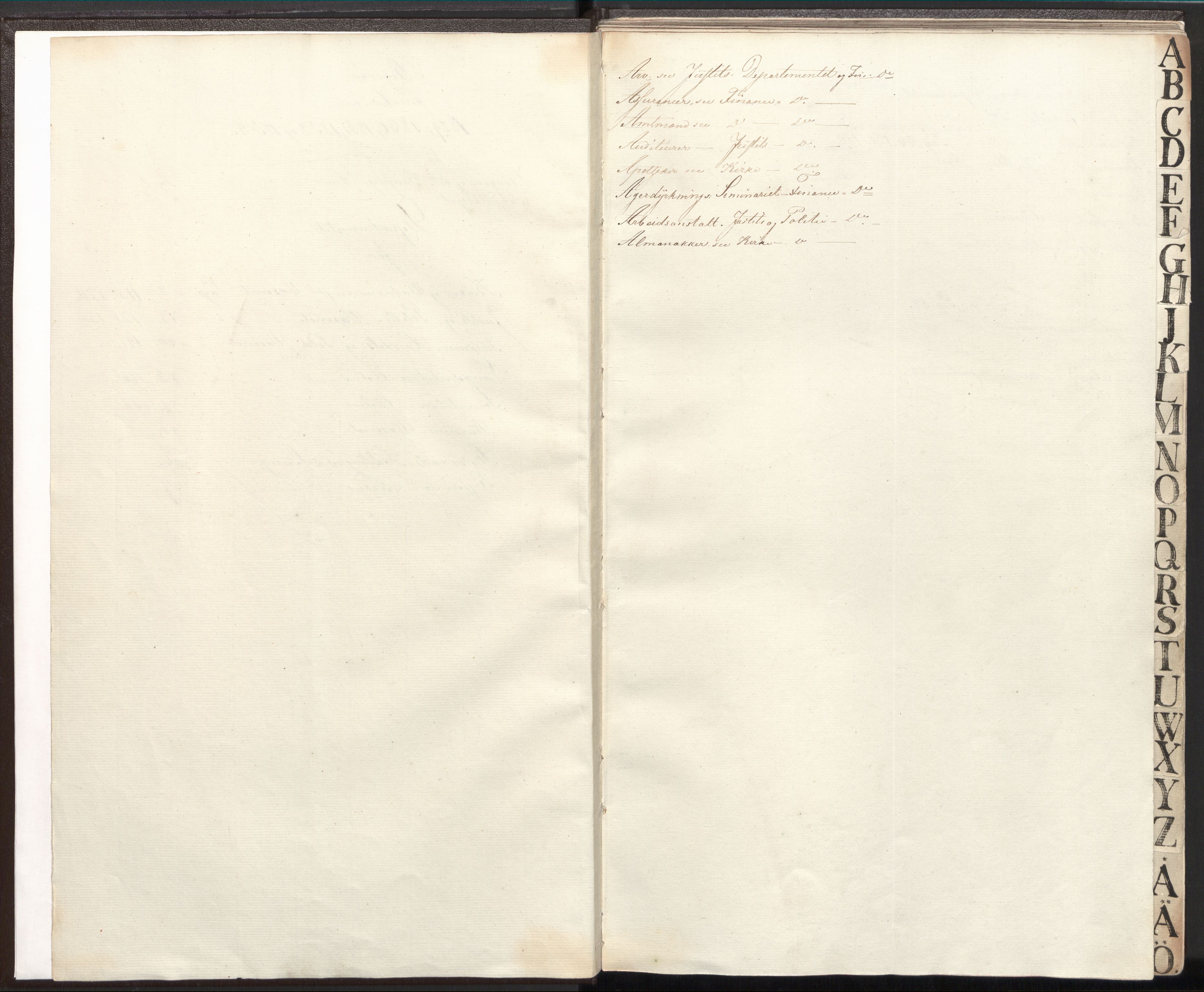 Statsrådsavdelingen i Stockholm, RA/S-1003/C/Ca/L0005: Det norske Statsraads Journal- og Hovedprotokollregister, 1829-1833