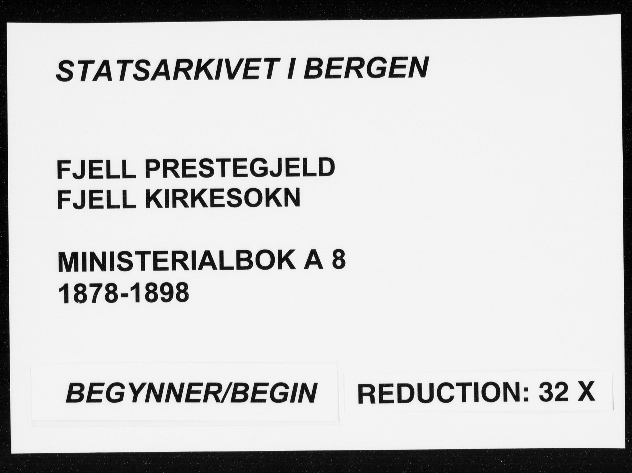 Fjell sokneprestembete, SAB/A-75301/H/Haa: Parish register (official) no. A  8, 1878-1898