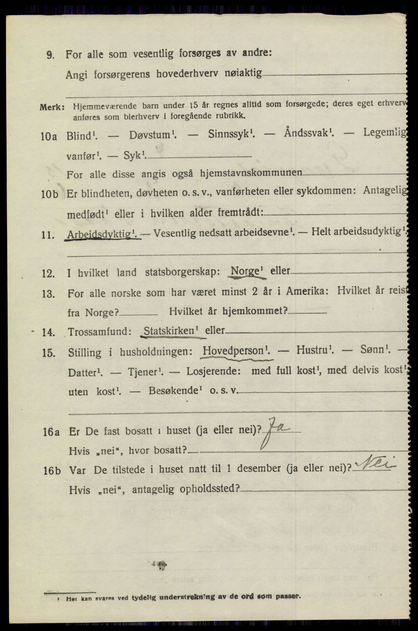 SAKO, 1920 census for Drangedal, 1920, p. 7794