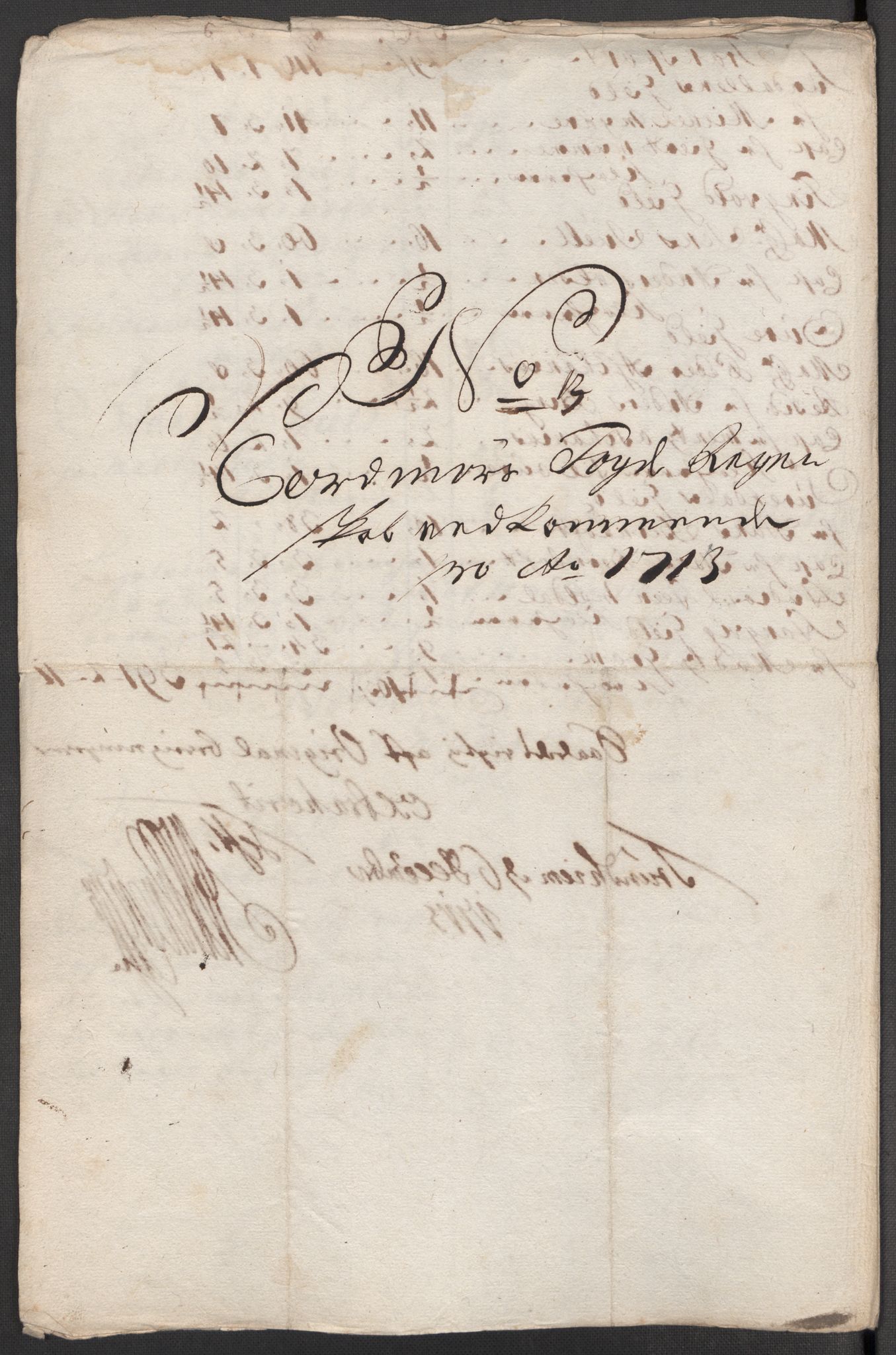 Rentekammeret inntil 1814, Reviderte regnskaper, Fogderegnskap, RA/EA-4092/R56/L3747: Fogderegnskap Nordmøre, 1713, p. 131