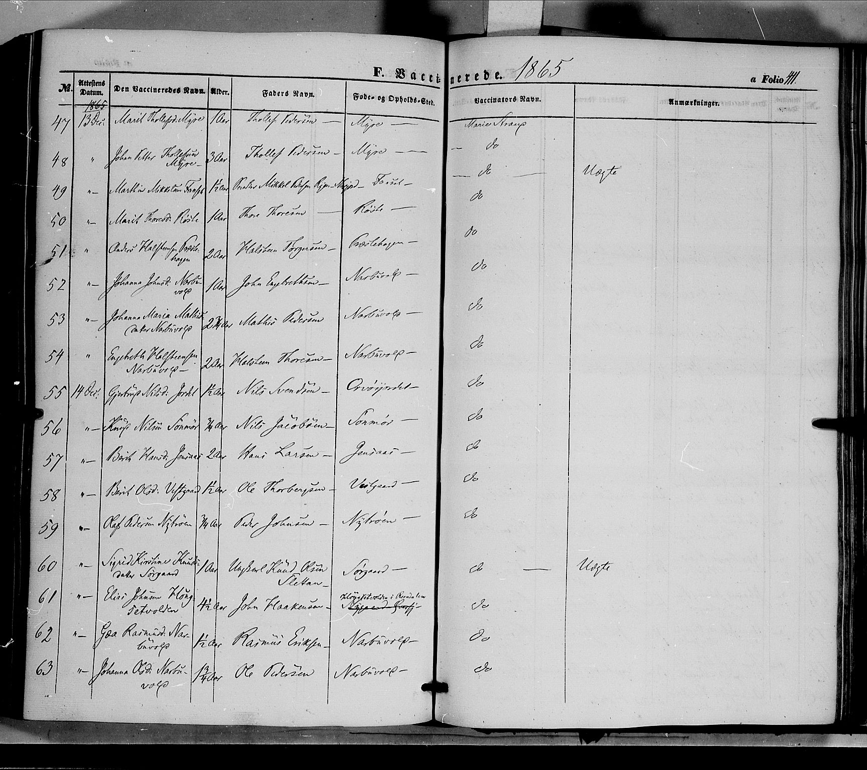 Tolga prestekontor, AV/SAH-PREST-062/K/L0006: Parish register (official) no. 6, 1852-1876, p. 411