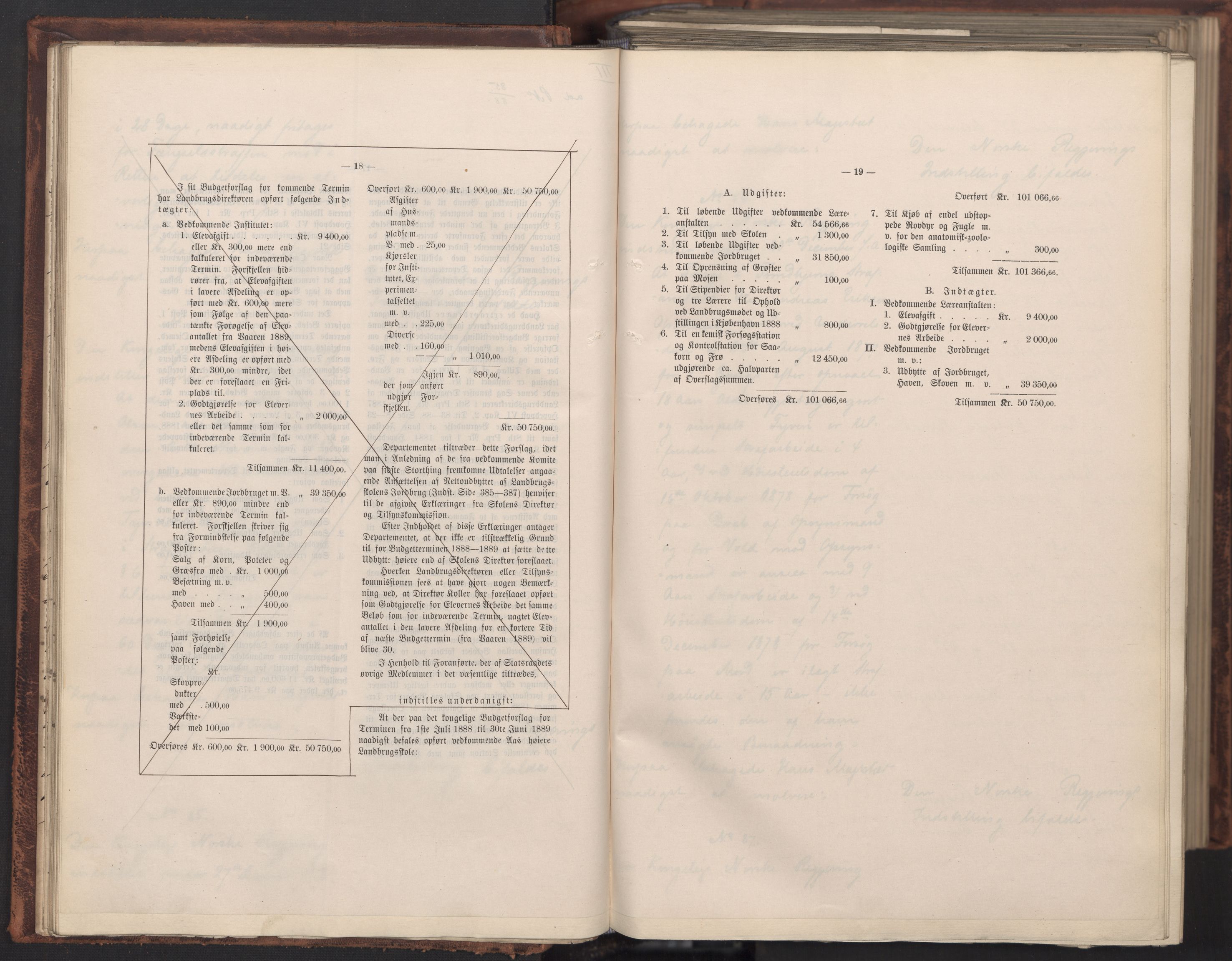 Statsrådssekretariatet, AV/RA-S-1001/A/Ab/L0151: Kgl. res. nr. 1-1281, 1. halvår, 1888