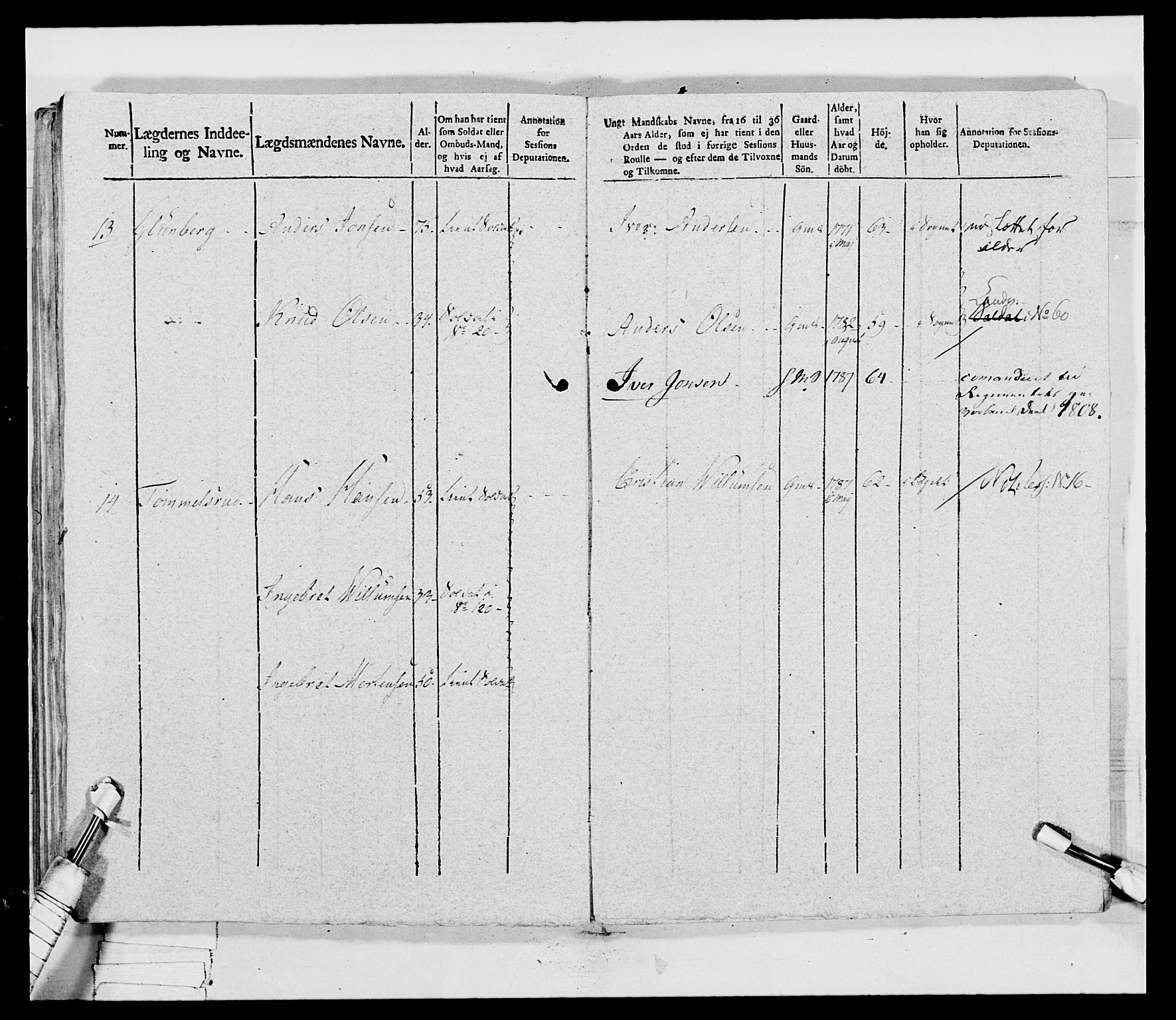 Generalitets- og kommissariatskollegiet, Det kongelige norske kommissariatskollegium, AV/RA-EA-5420/E/Eh/L0032b: Nordafjelske gevorbne infanteriregiment, 1806, p. 193