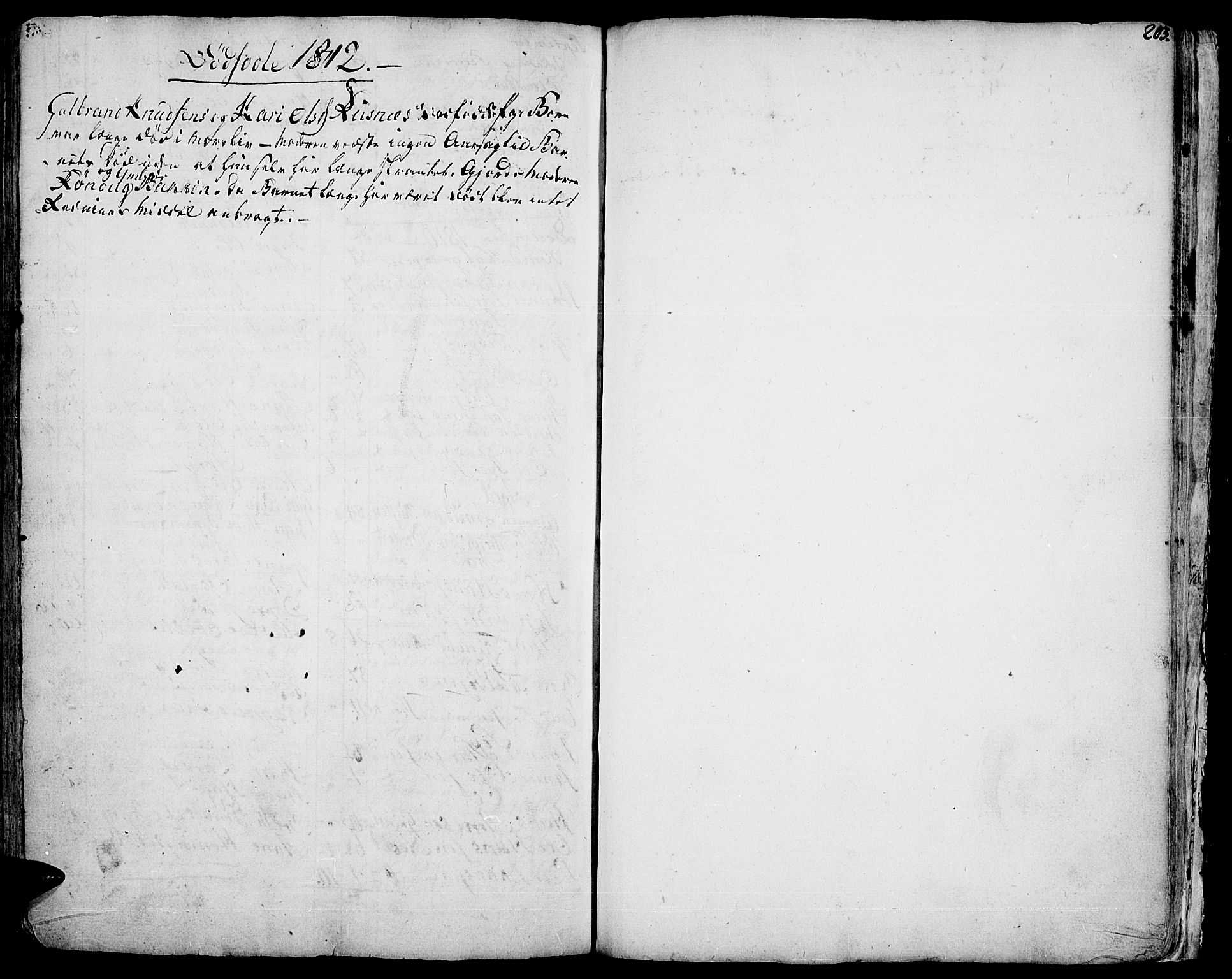 Vågå prestekontor, SAH/PREST-076/H/Ha/Haa/L0001: Parish register (official) no. 1, 1739-1810, p. 203