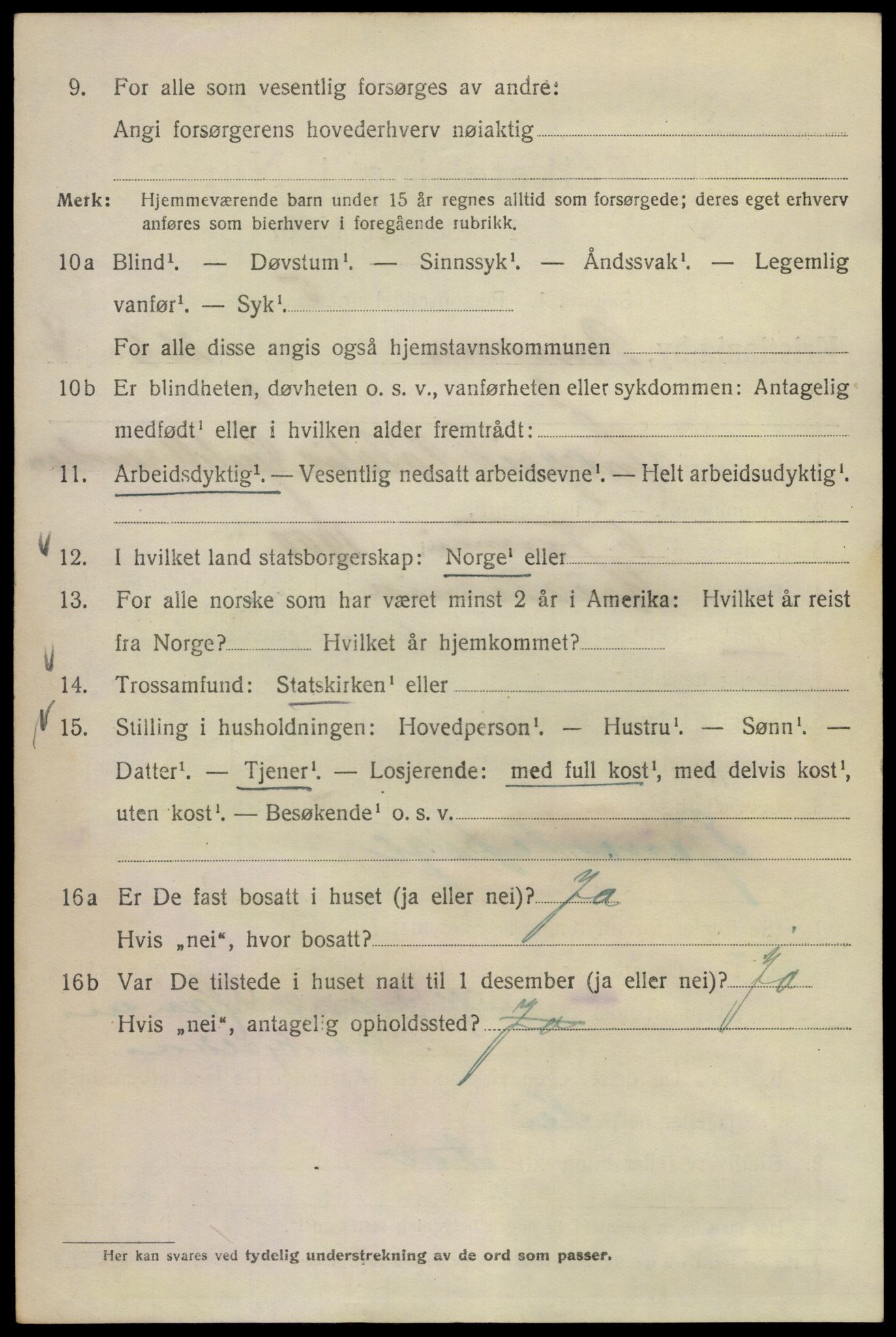 SAO, 1920 census for Kristiania, 1920, p. 458720