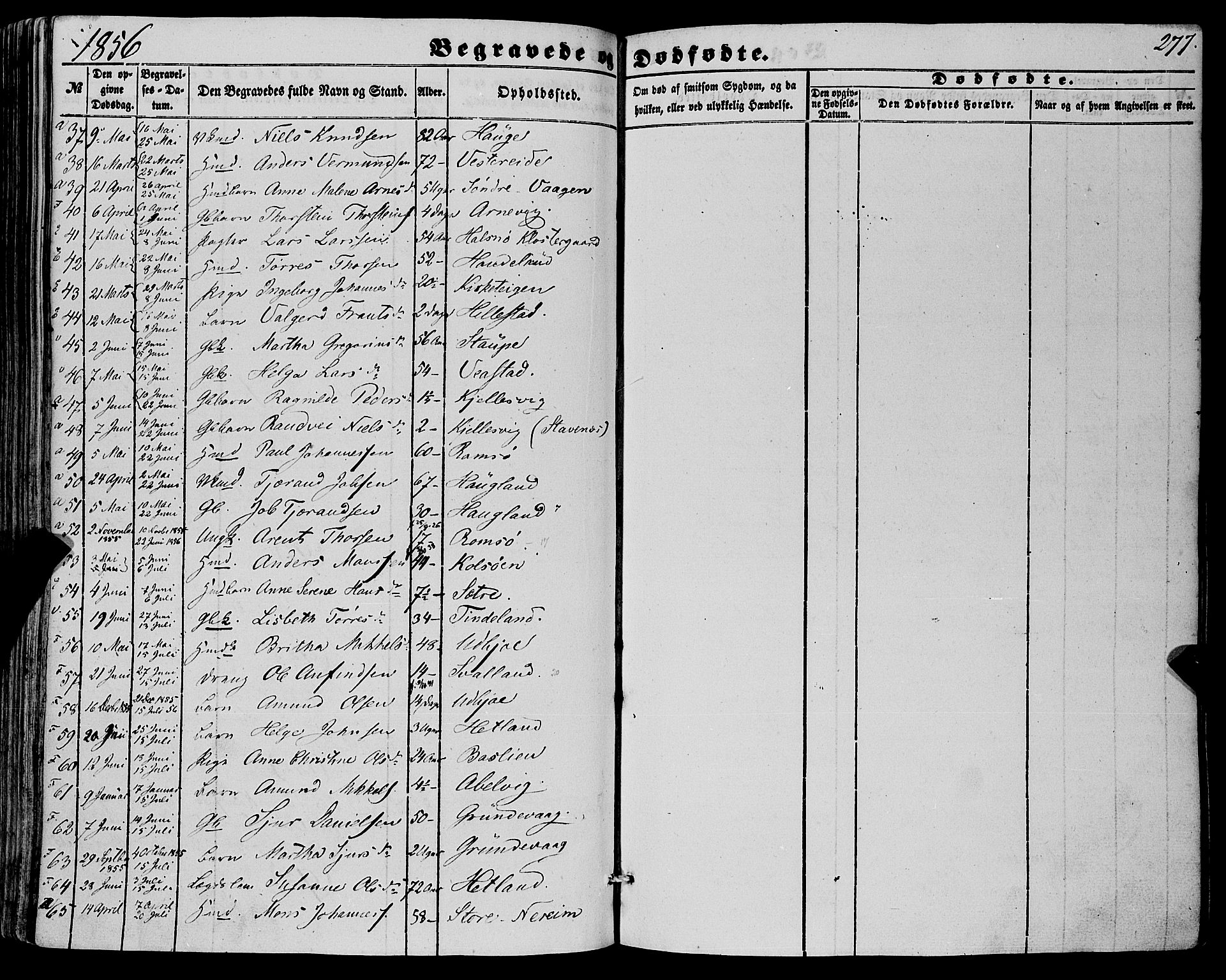Fjelberg sokneprestembete, SAB/A-75201/H/Haa: Parish register (official) no. A 7, 1851-1867, p. 277