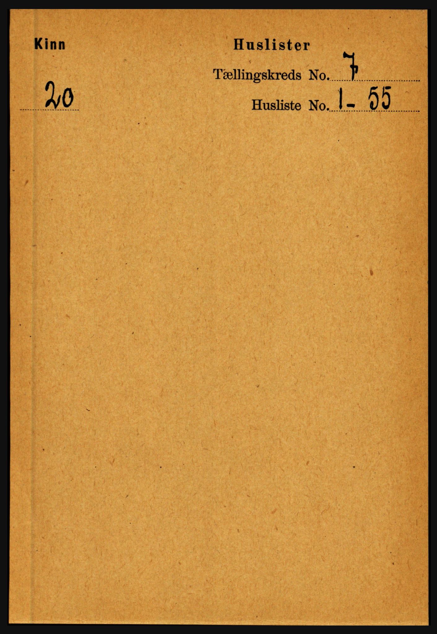 RA, 1891 census for 1437 Kinn, 1891, p. 2614