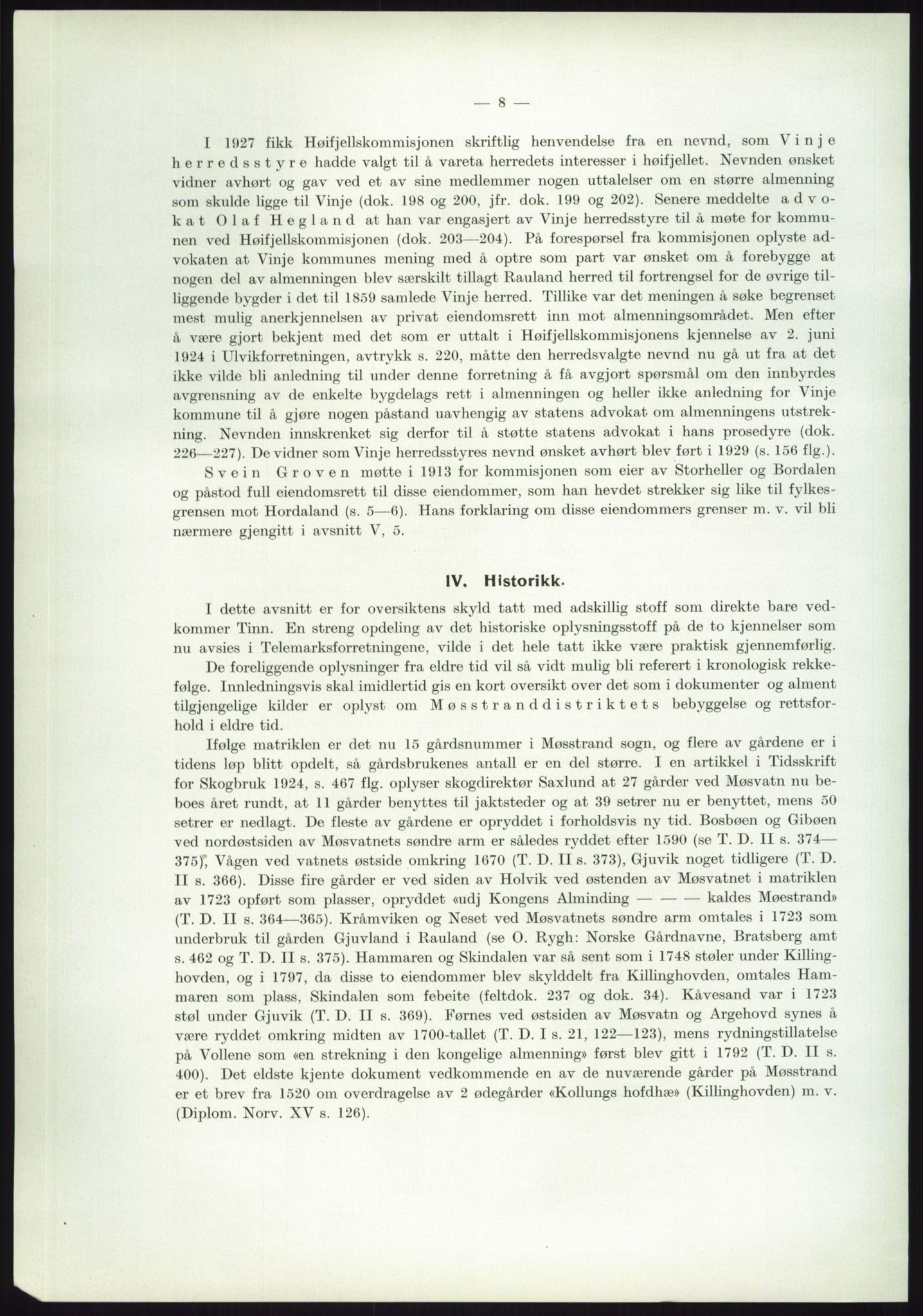 Høyfjellskommisjonen, AV/RA-S-1546/X/Xa/L0001: Nr. 1-33, 1909-1953, p. 1777