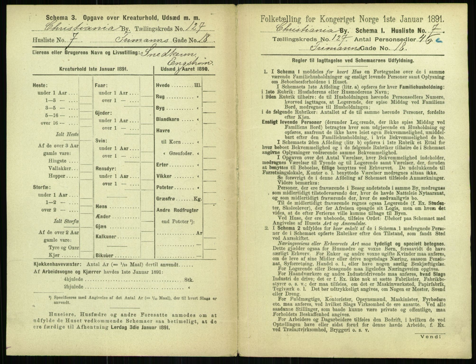 RA, 1891 census for 0301 Kristiania, 1891, p. 67788