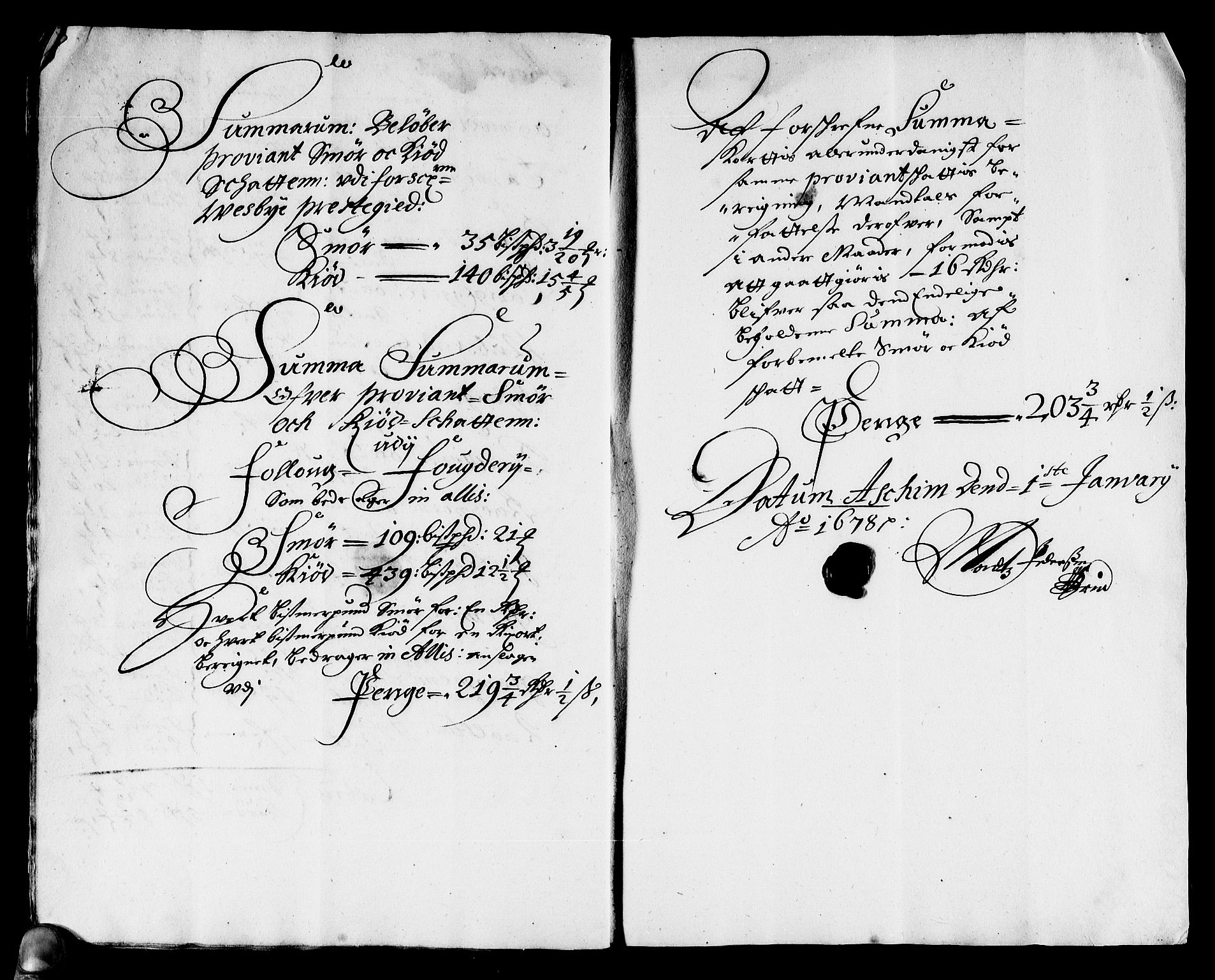 Rentekammeret inntil 1814, Reviderte regnskaper, Stiftamtstueregnskaper, Landkommissariatet på Akershus og Akershus stiftamt, AV/RA-EA-5869/R/Rb/L0134: Akershus stiftamt, 1677