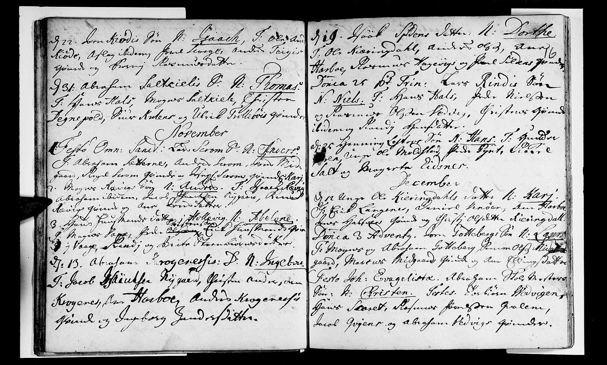 Selje sokneprestembete, AV/SAB-A-99938/H/Ha/Haa/Haaa: Parish register (official) no. A 3, 1731-1743, p. 16