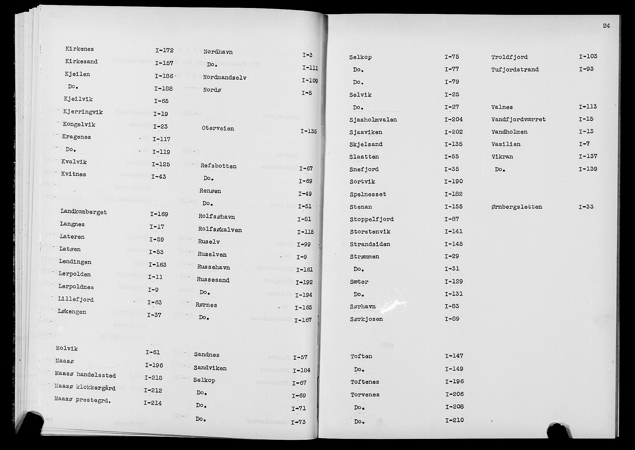 SATØ, 1875 census for 2018P Måsøy, 1875, p. 24