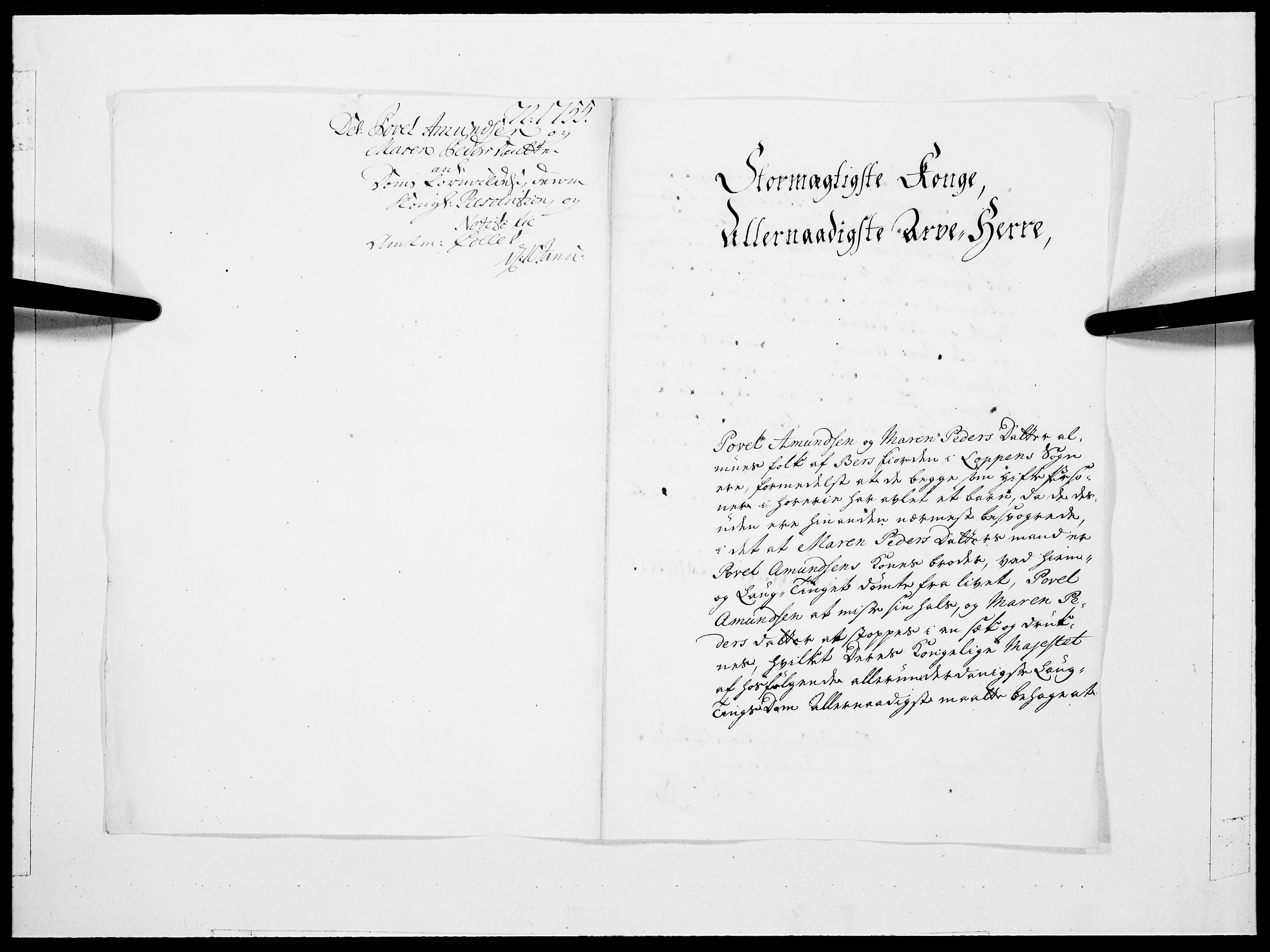 Danske Kanselli 1572-1799, AV/RA-EA-3023/F/Fc/Fcc/Fcca/L0168: Norske innlegg 1572-1799, 1755, p. 22