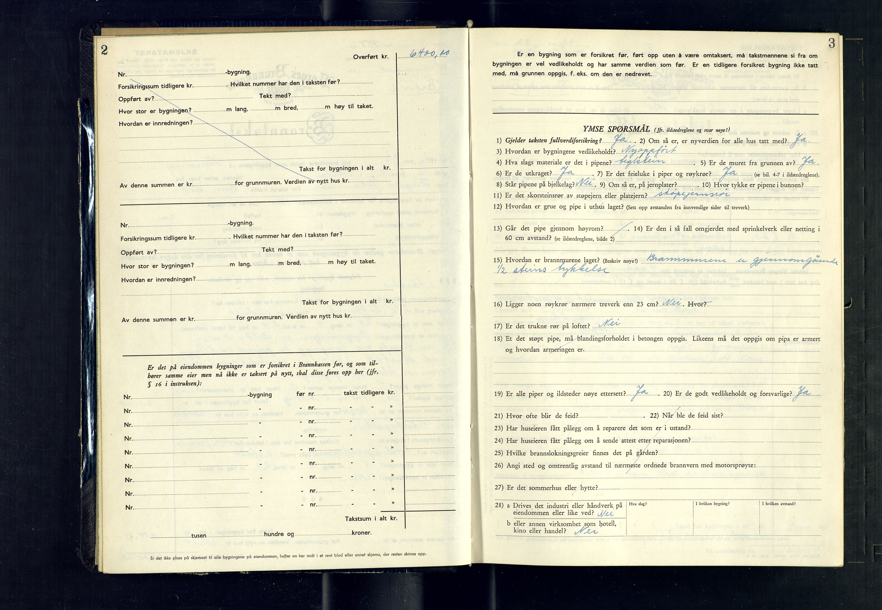 Alta lensmannskontor, AV/SATØ-S-1165/O/Ob/L0179: Branntakstprotokoll, 1946-1949, p. 2-3