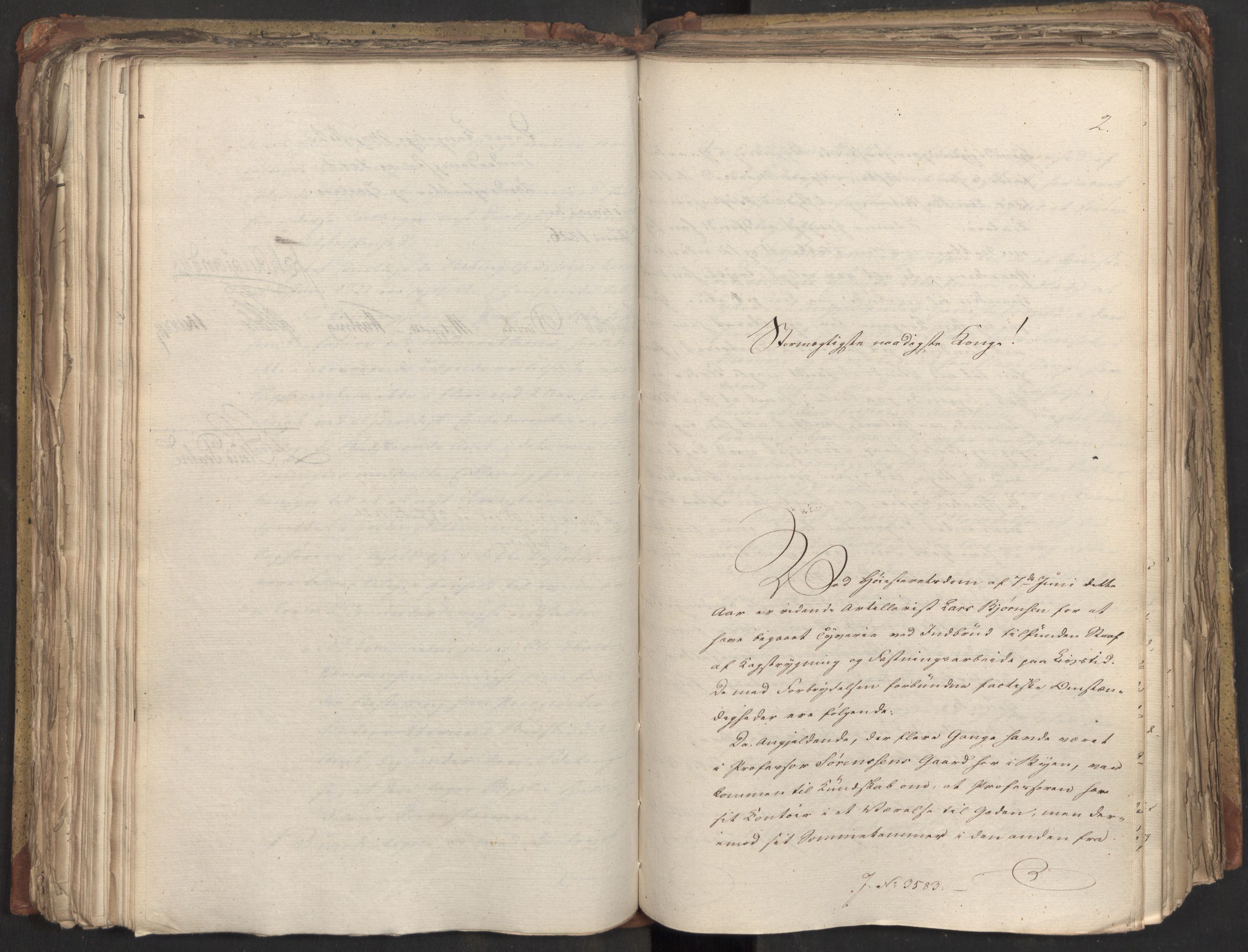 Statsrådsavdelingen i Stockholm, RA/S-1003/D/Da/L0047: Regjeringsinnstillinger nr. 3501-3659, 1826, p. 224