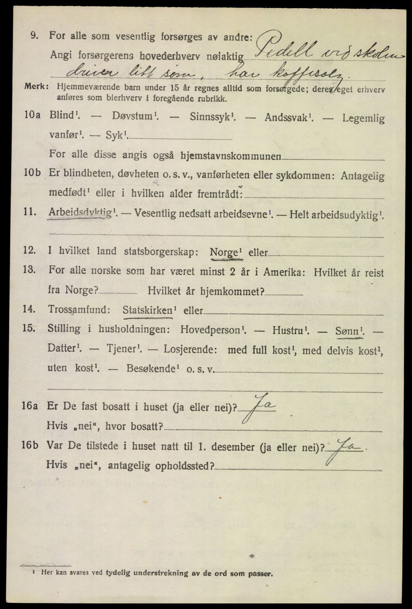 SAH, 1920 census for Åmot, 1920, p. 9654