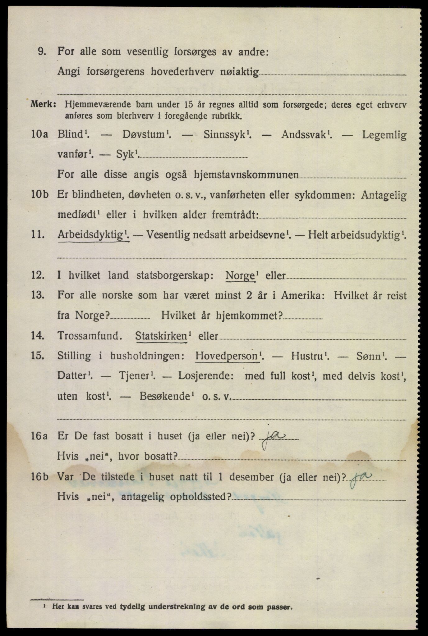 SAKO, 1920 census for Gransherad, 1920, p. 1977