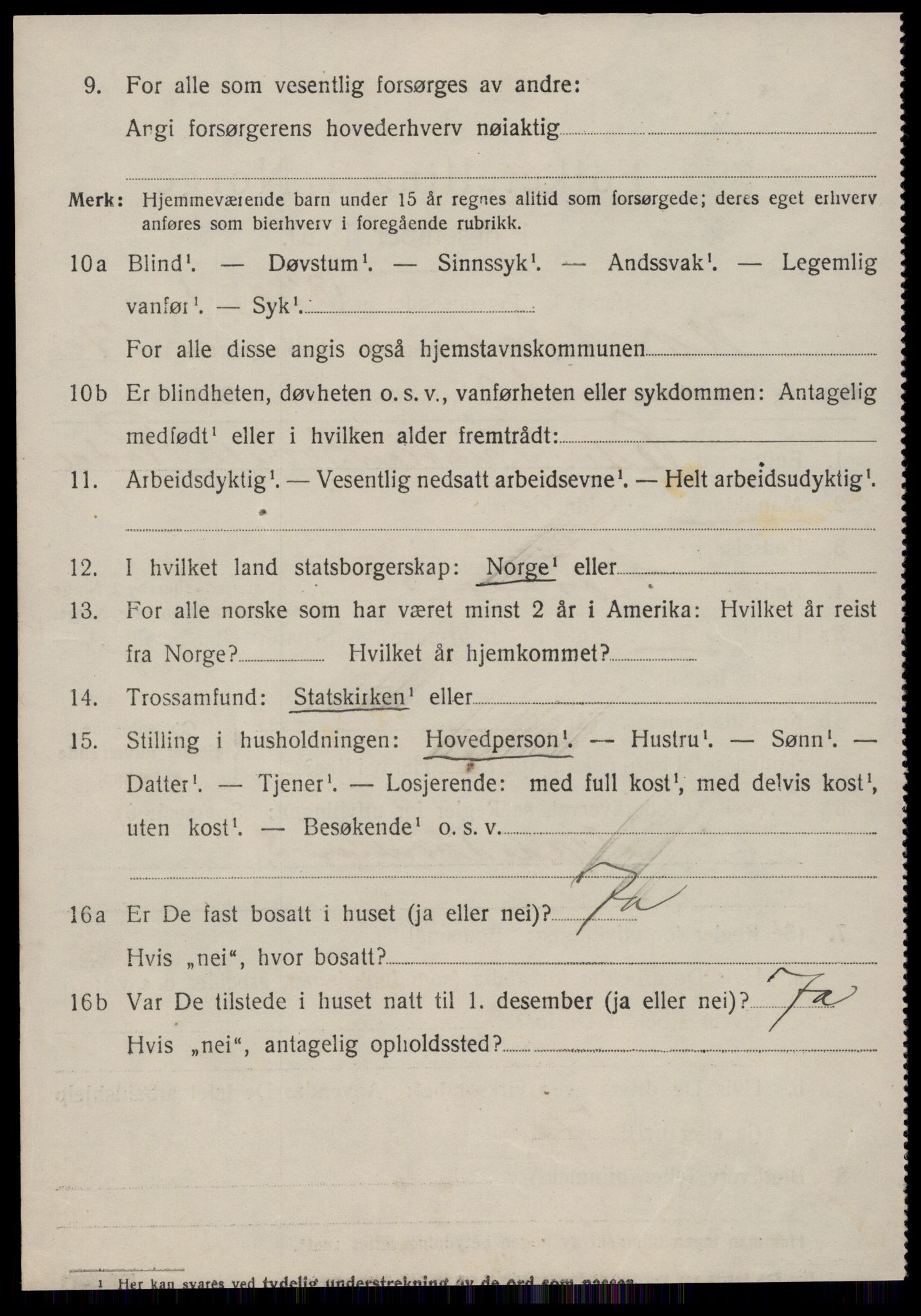 SAT, 1920 census for Norddal, 1920, p. 4032