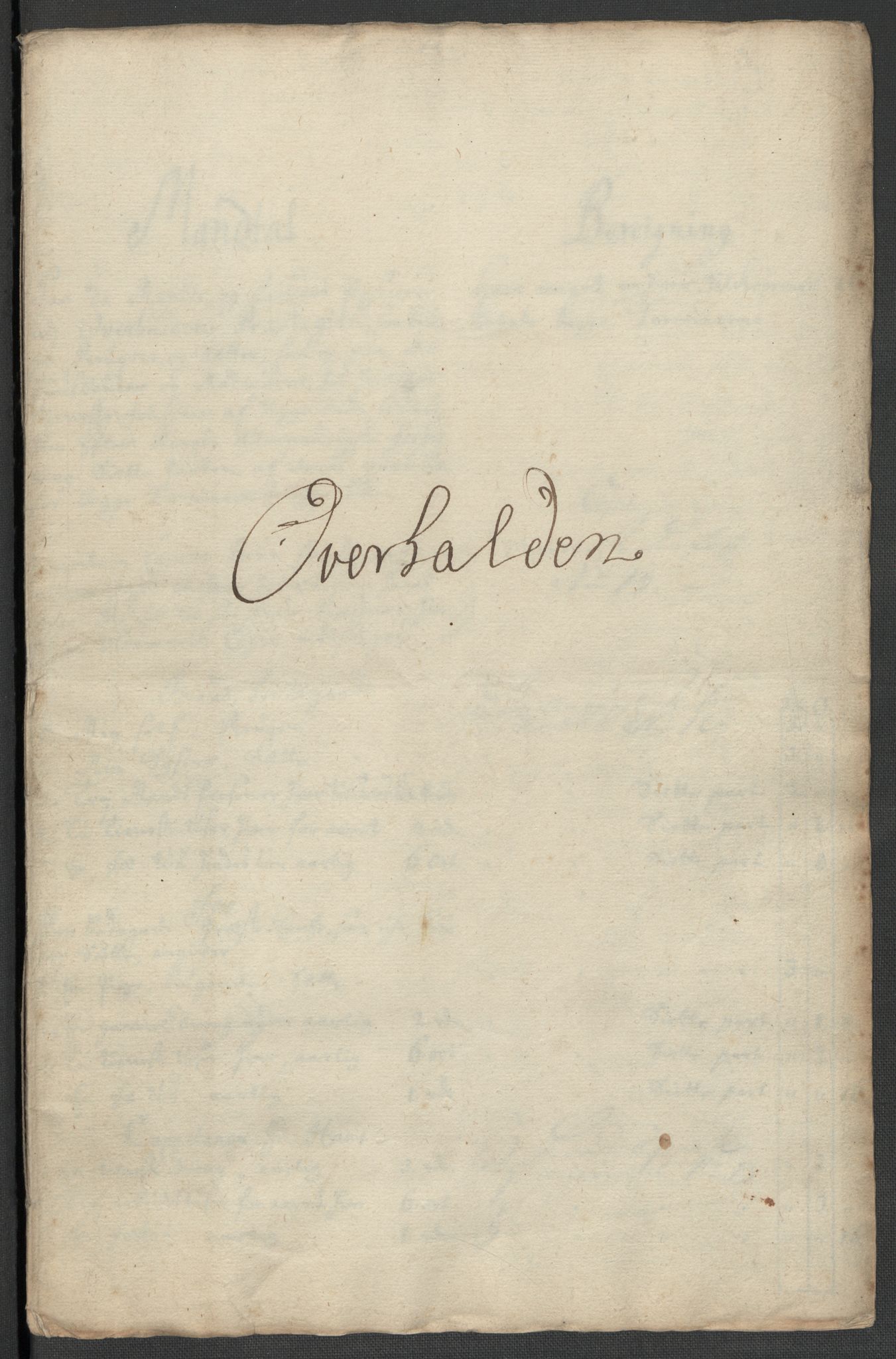 Rentekammeret inntil 1814, Reviderte regnskaper, Fogderegnskap, RA/EA-4092/R64/L4432: Fogderegnskap Namdal, 1711, p. 345