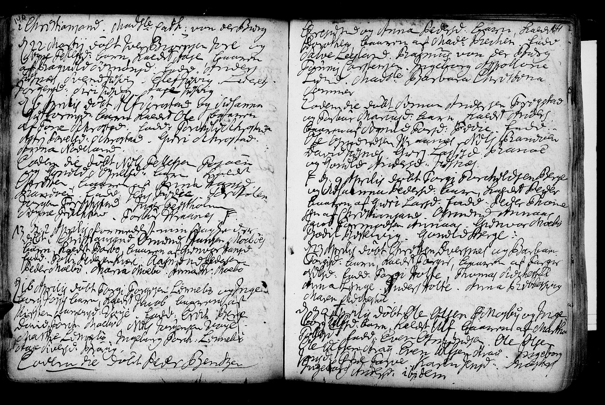 Oddernes sokneprestkontor, SAK/1111-0033/F/Fa/Faa/L0002: Parish register (official) no. A 2, 1719-1764, p. 140-141