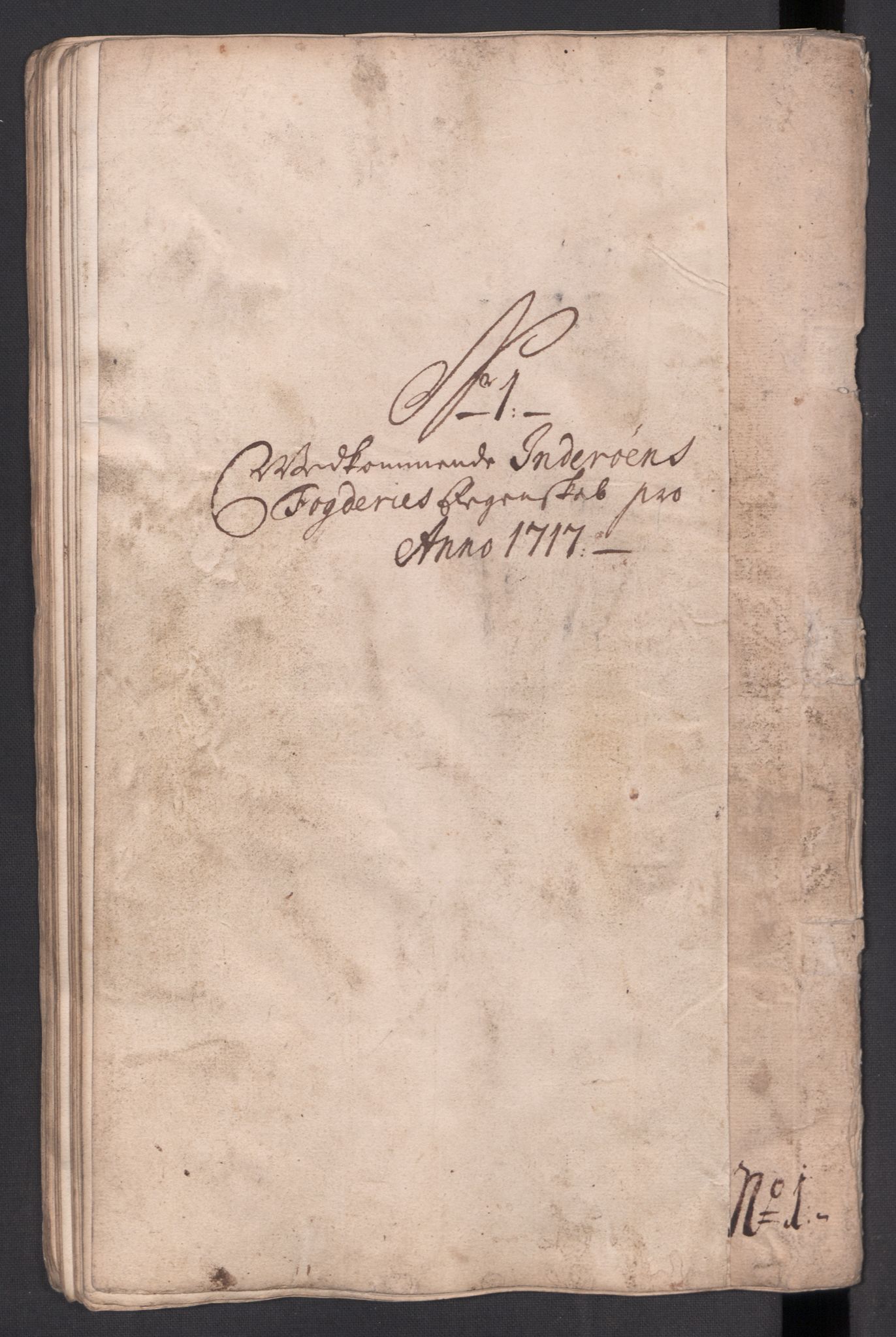 Rentekammeret inntil 1814, Reviderte regnskaper, Fogderegnskap, AV/RA-EA-4092/R63/L4325: Fogderegnskap Inderøy, 1717, p. 84