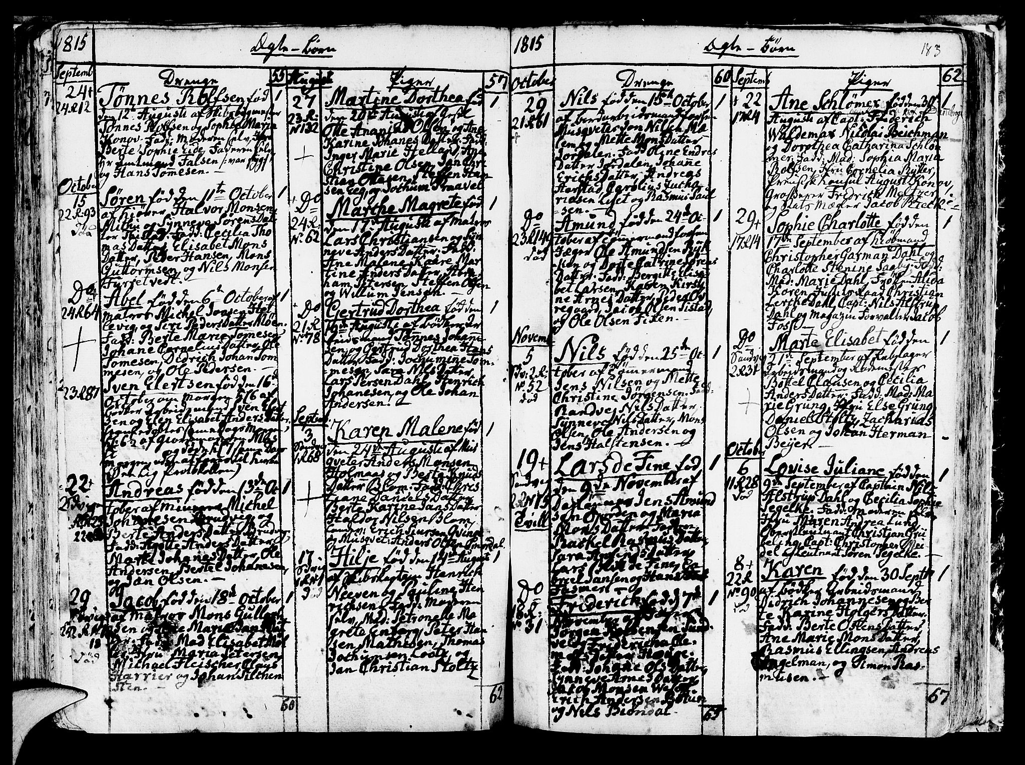 Korskirken sokneprestembete, SAB/A-76101/H/Haa/L0006: Parish register (official) no. A 6, 1790-1820, p. 183