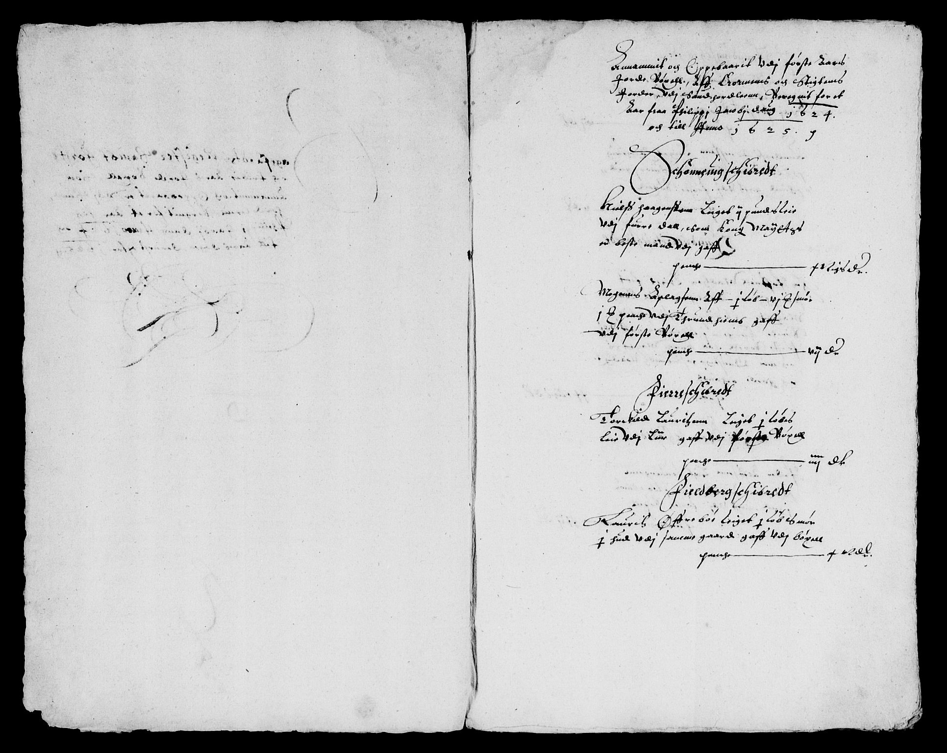 Rentekammeret inntil 1814, Reviderte regnskaper, Lensregnskaper, AV/RA-EA-5023/R/Rb/Rbt/L0037: Bergenhus len, 1623-1625