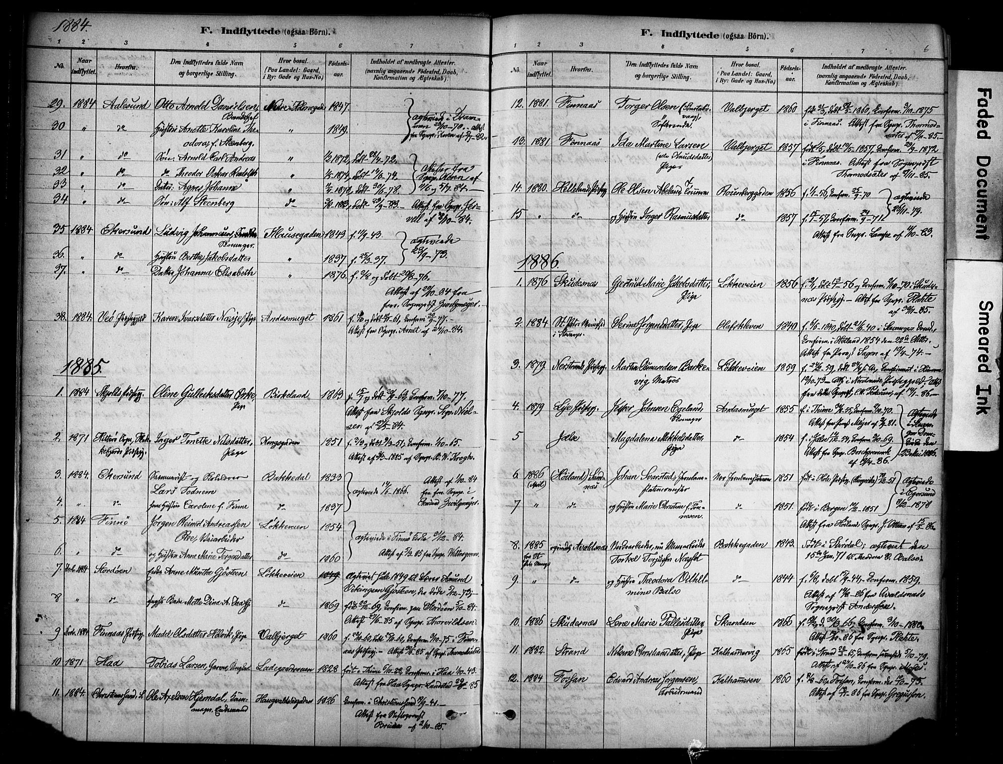 Domkirken sokneprestkontor, SAST/A-101812/001/30/30BA/L0025: Parish register (official) no. A 24, 1877-1927, p. 6