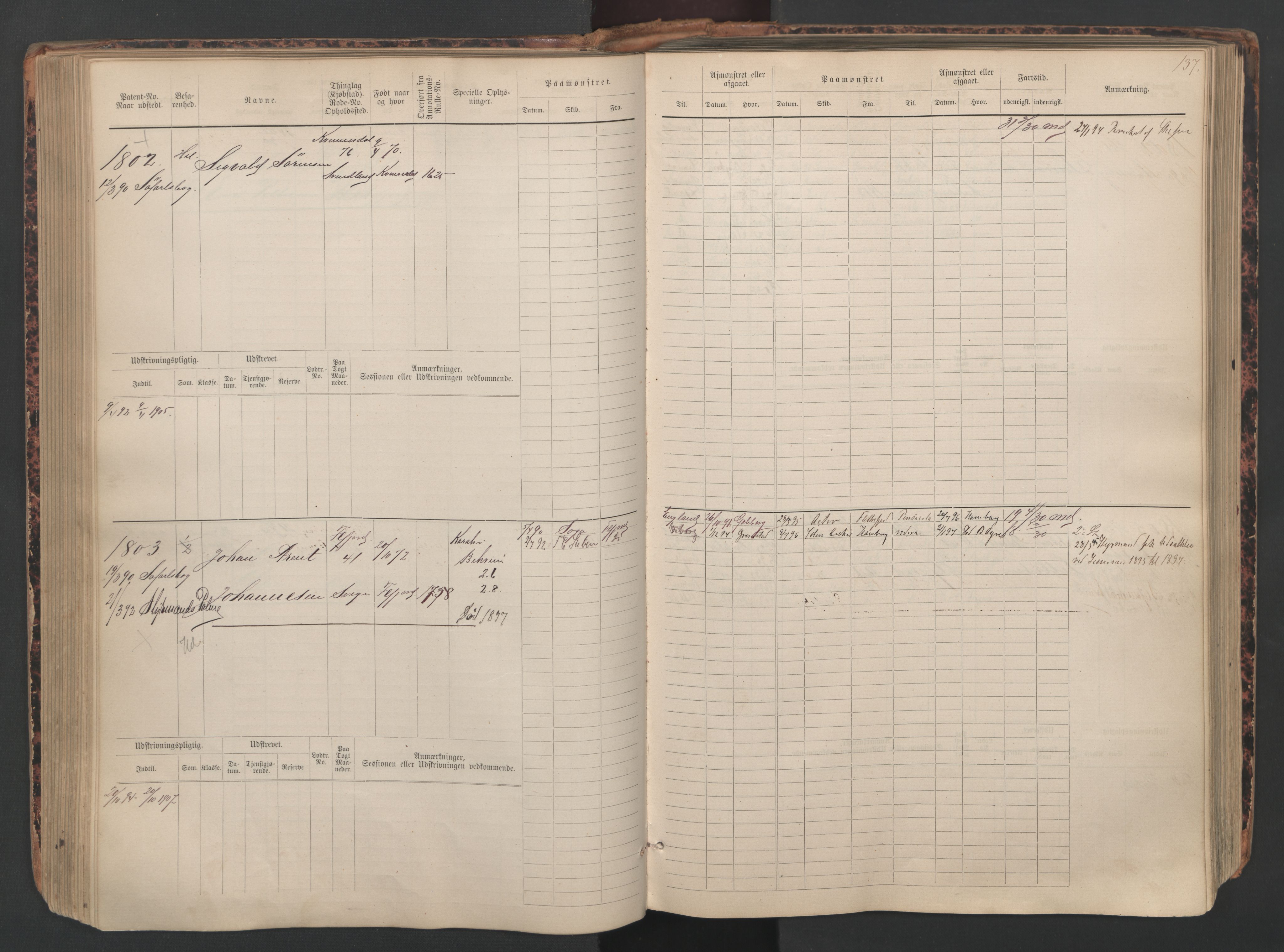 Flekkefjord mønstringskrets, SAK/2031-0018/F/Fb/L0010: Hovedrulle nr 1534-2329, Æ-7, 1884-1948, p. 139