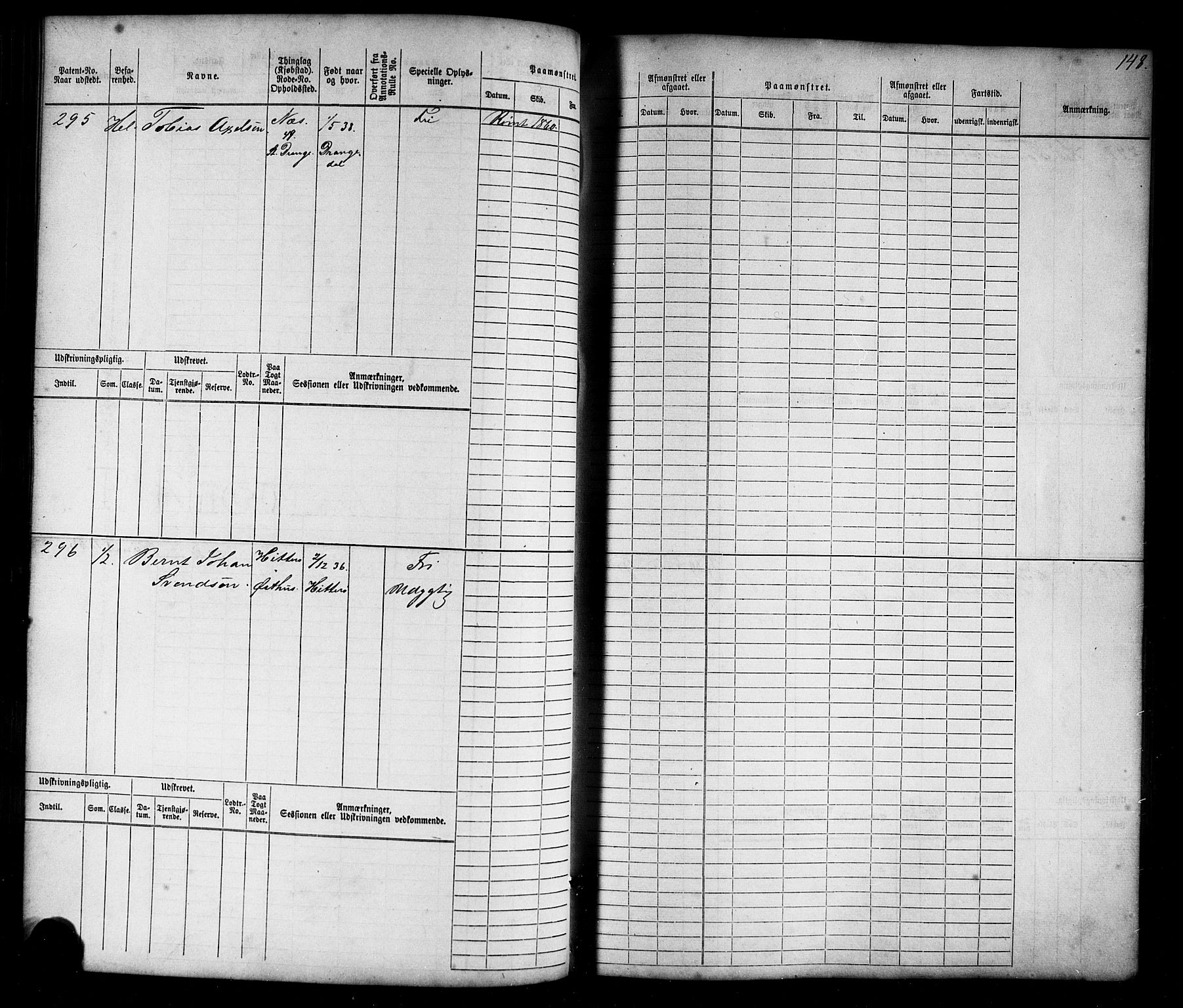 Flekkefjord mønstringskrets, AV/SAK-2031-0018/F/Fb/L0008: Hovedrulle nr 1-770, Æ-5, 1867-1900, p. 152