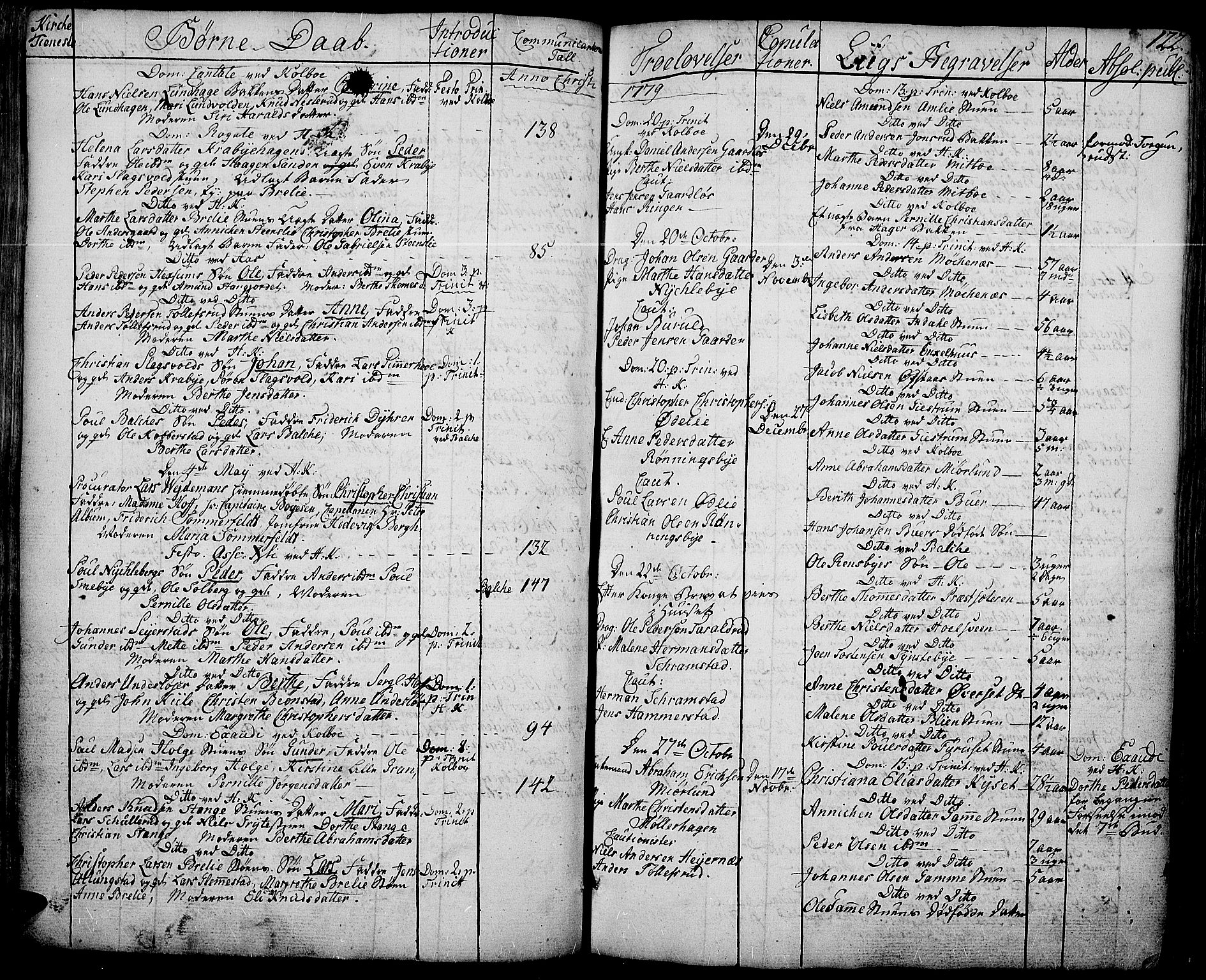 Toten prestekontor, SAH/PREST-102/H/Ha/Haa/L0006: Parish register (official) no. 6, 1773-1793, p. 122