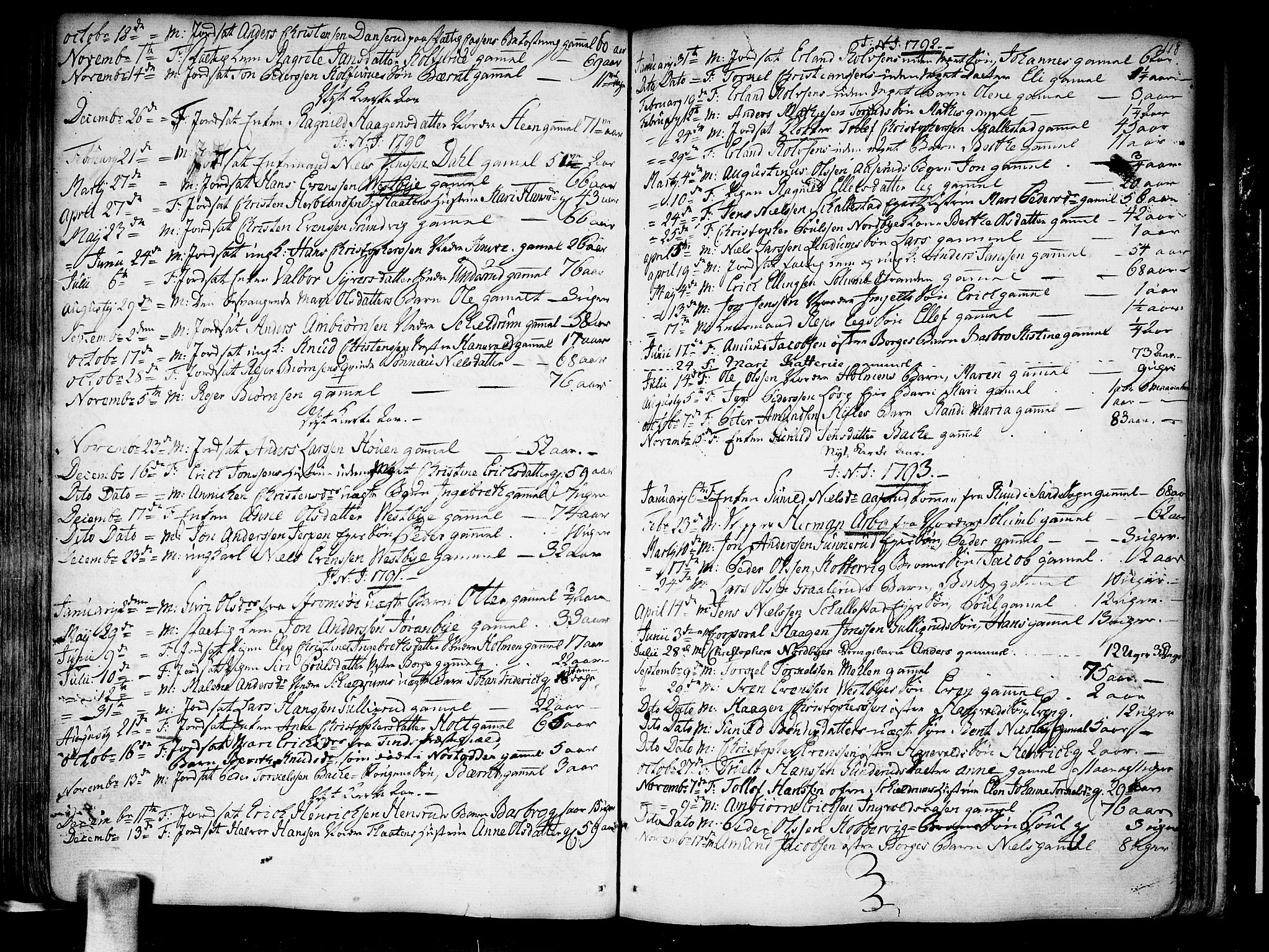 Skoger kirkebøker, SAKO/A-59/F/Fa/L0001: Parish register (official) no. I 1, 1746-1814, p. 118