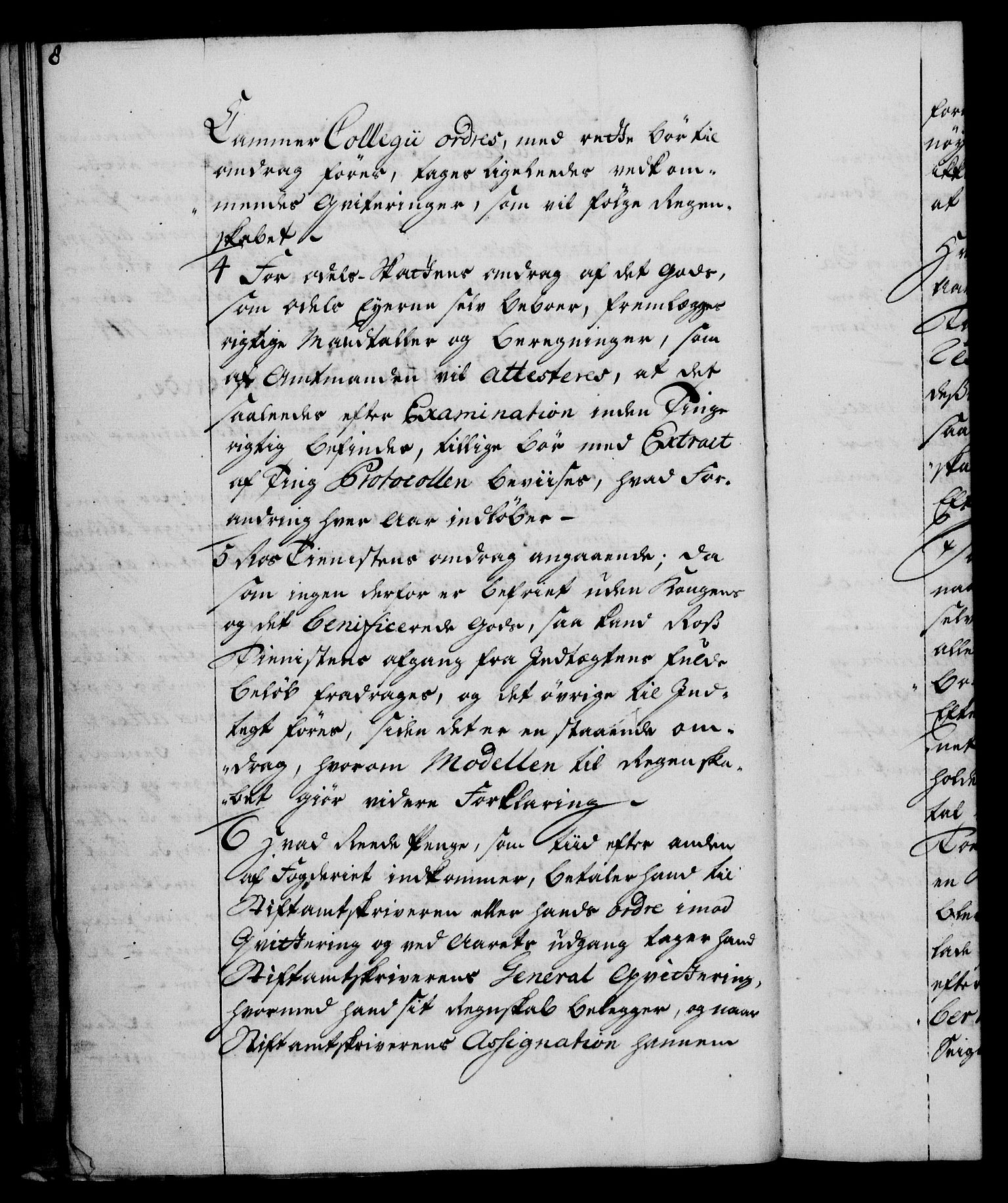 Rentekammeret, Kammerkanselliet, RA/EA-3111/G/Gg/Ggi/L0003: Norsk instruksjonsprotokoll med register (merket RK 53.36), 1751-1775, p. 8