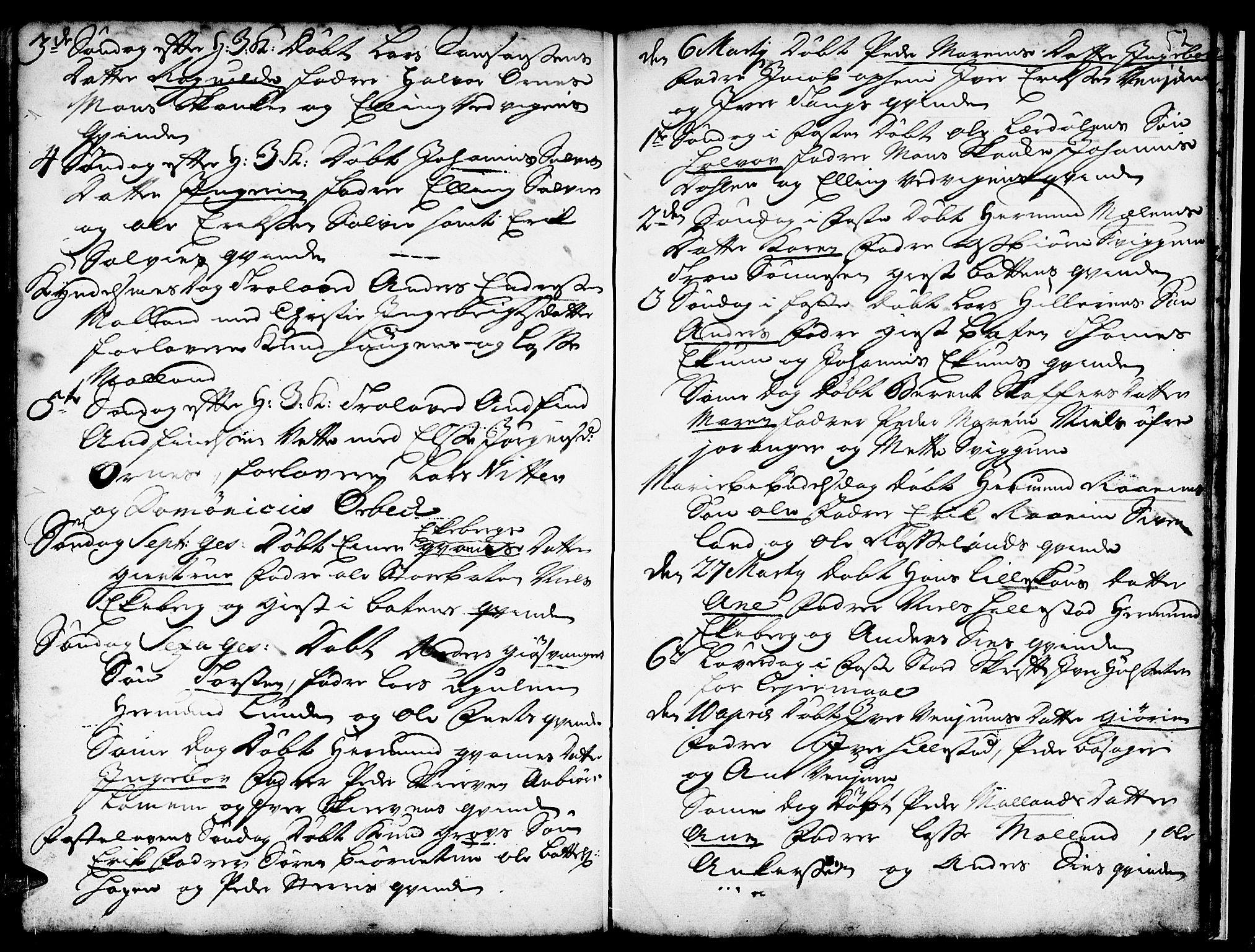 Hafslo sokneprestembete, SAB/A-80301/H/Haa/Haaa/L0001: Parish register (official) no. A 1, 1717-1755, p. 52