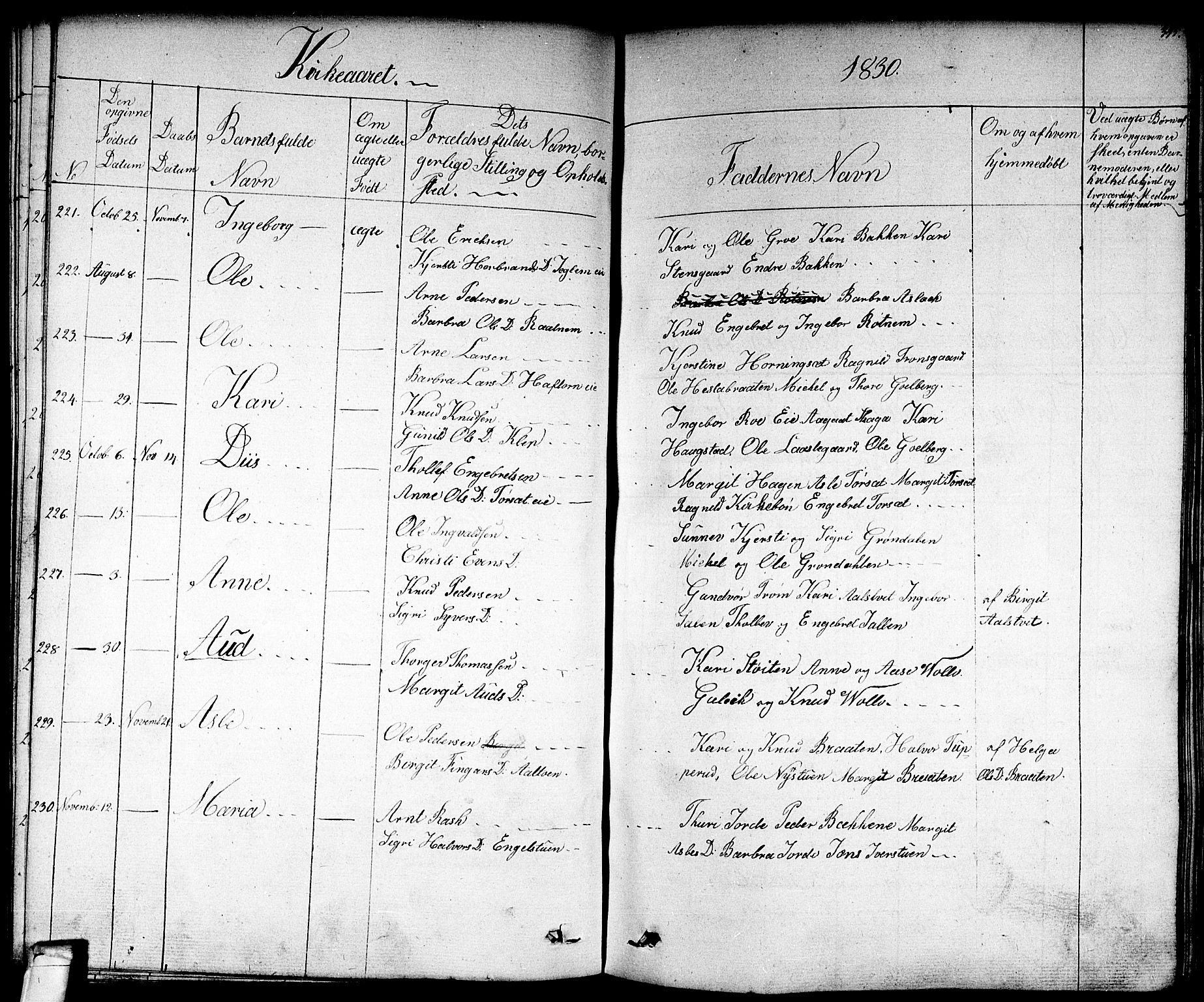 Nes kirkebøker, AV/SAKO-A-236/F/Fa/L0008: Parish register (official) no. 8, 1824-1834, p. 344-345