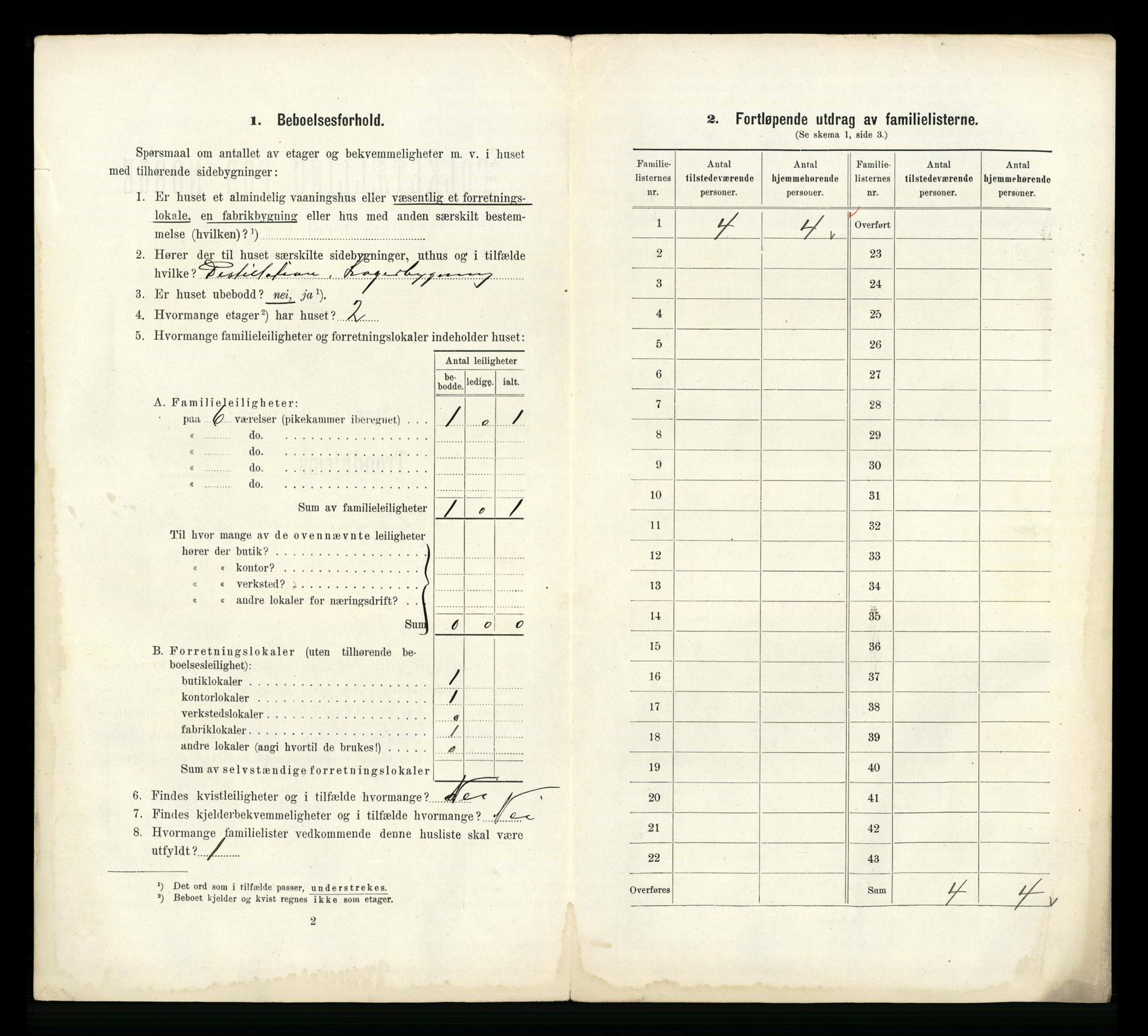 RA, 1910 census for Trondheim, 1910, p. 4978