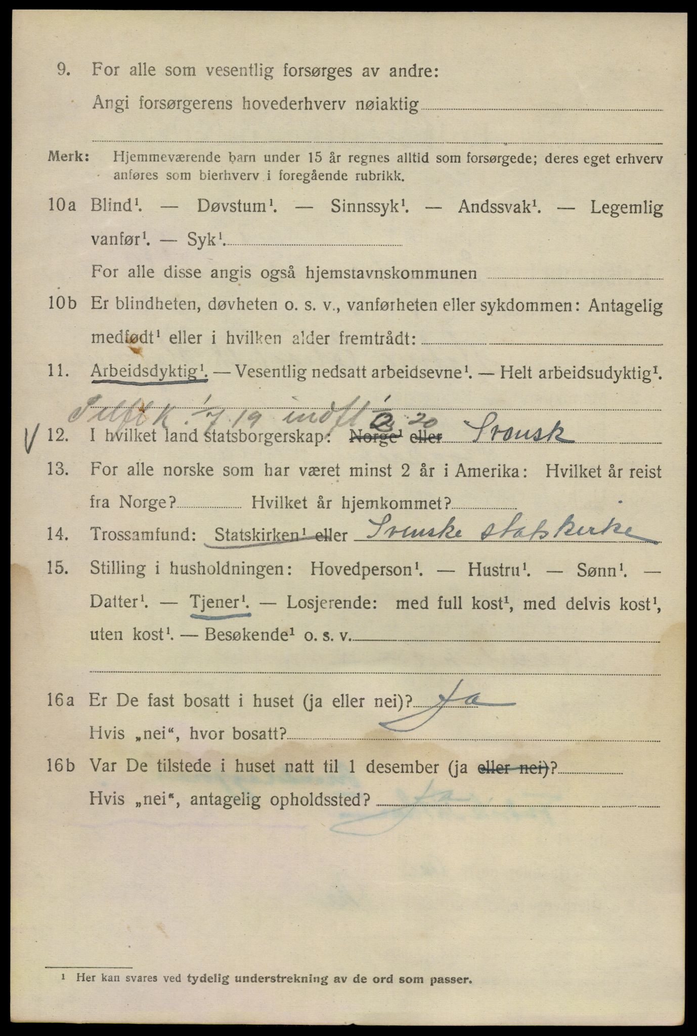 SAO, 1920 census for Kristiania, 1920, p. 208192