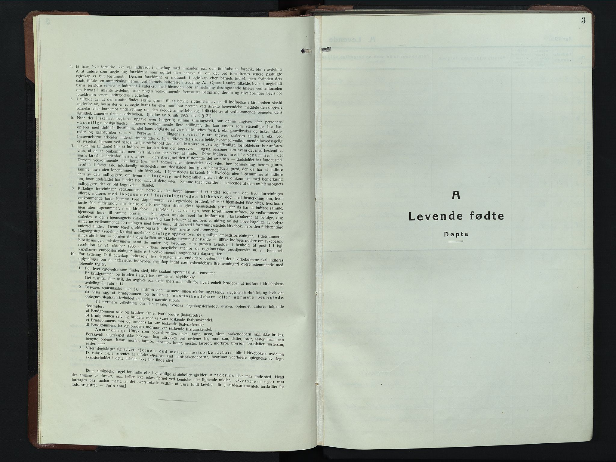 Alvdal prestekontor, SAH/PREST-060/H/Ha/Hab/L0008: Parish register (copy) no. 8, 1925-1953, p. 3