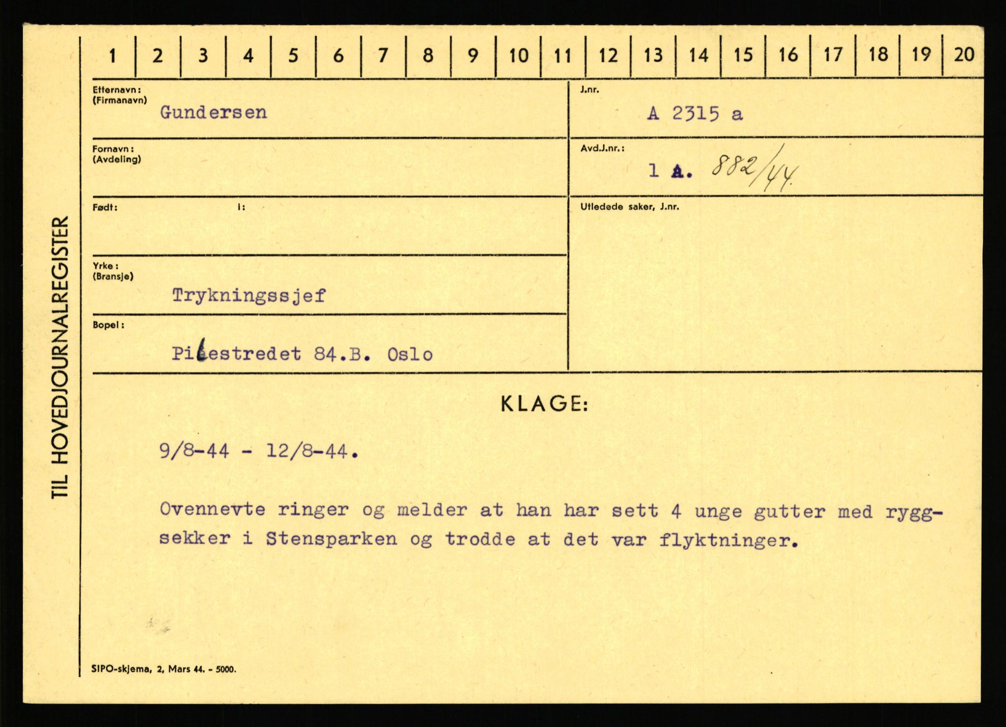 Statspolitiet - Hovedkontoret / Osloavdelingen, AV/RA-S-1329/C/Ca/L0005: Furali - Hamula, 1943-1945, p. 2877