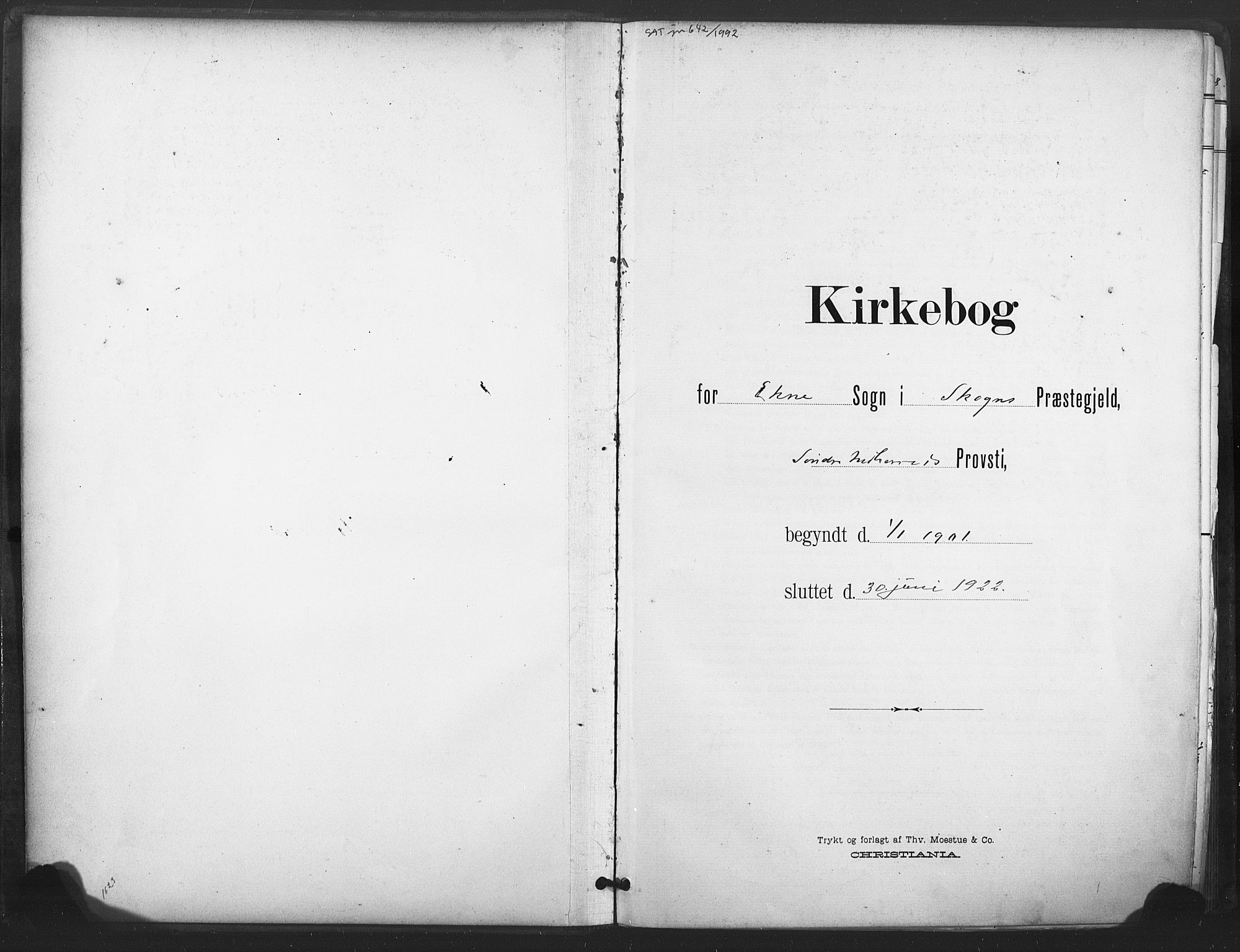 Ministerialprotokoller, klokkerbøker og fødselsregistre - Nord-Trøndelag, SAT/A-1458/719/L0179: Parish register (official) no. 719A02, 1901-1923