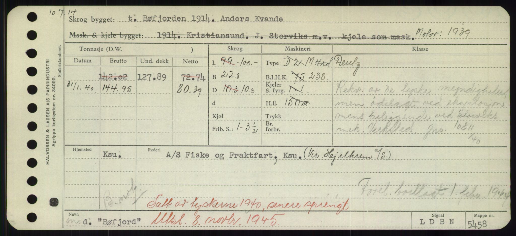 Sjøfartsdirektoratet med forløpere, Skipsmålingen, AV/RA-S-1627/H/Hd/L0006: Fartøy, Byg-Båt, p. 801