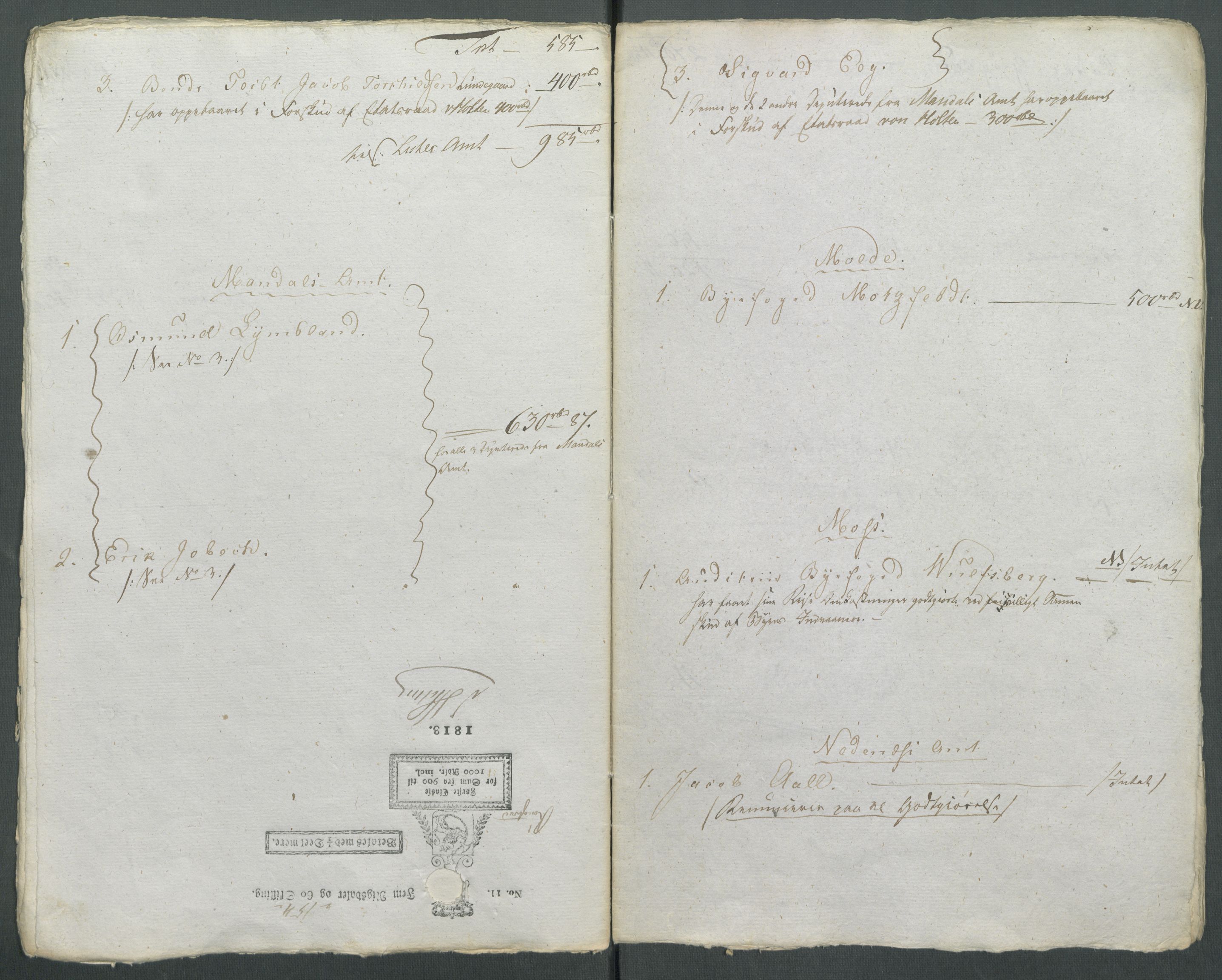 5. departement for finans-, handels- og tollfaget, AV/RA-S-3893/C/Cb/L0014: Regninger fra Riksforsamlingens deputerede, 1814, p. 48