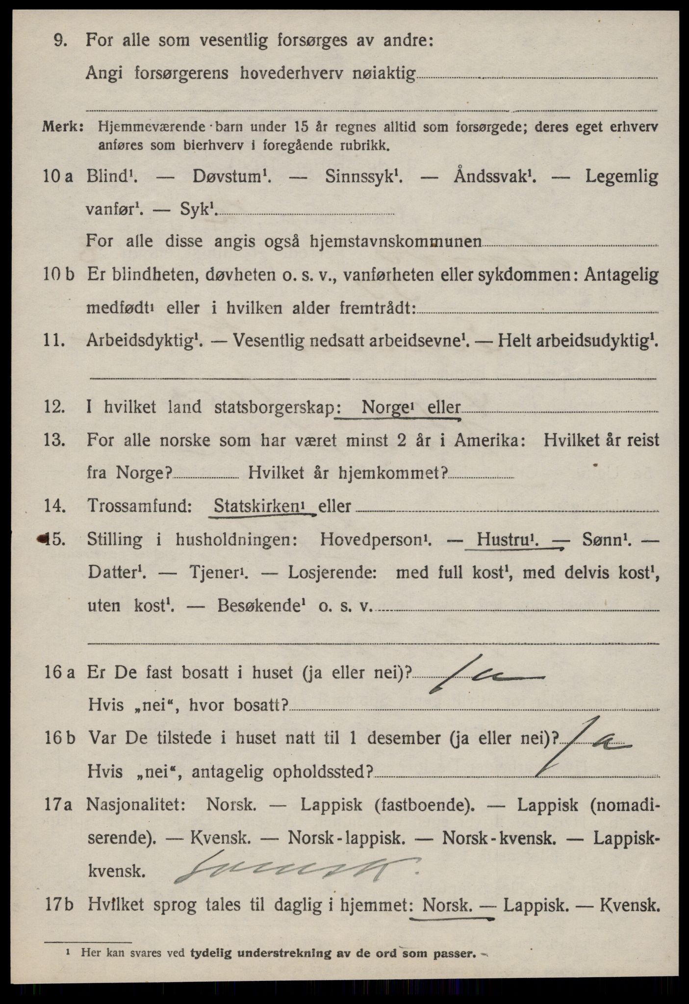 SAT, 1920 census for Røros, 1920, p. 7675